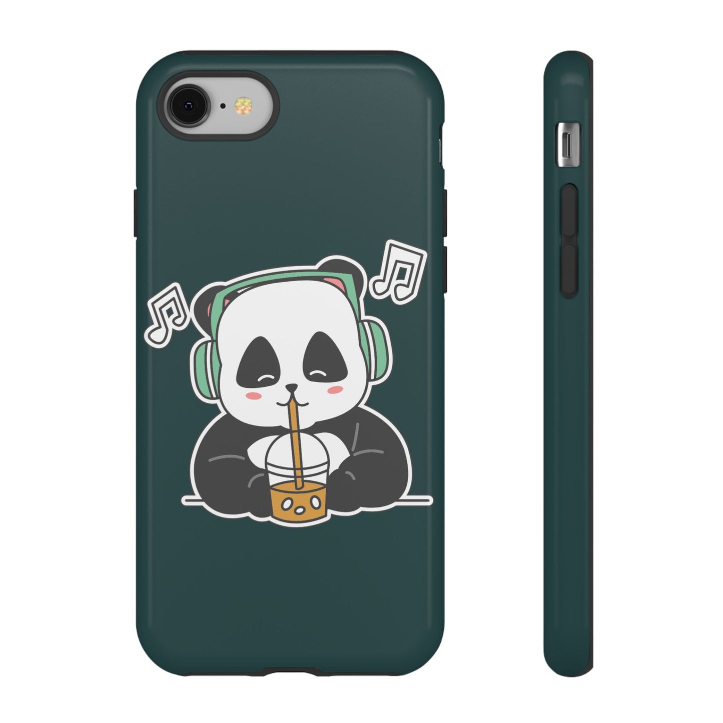 Chill Panda with Bubble Tea Tough Phone Case