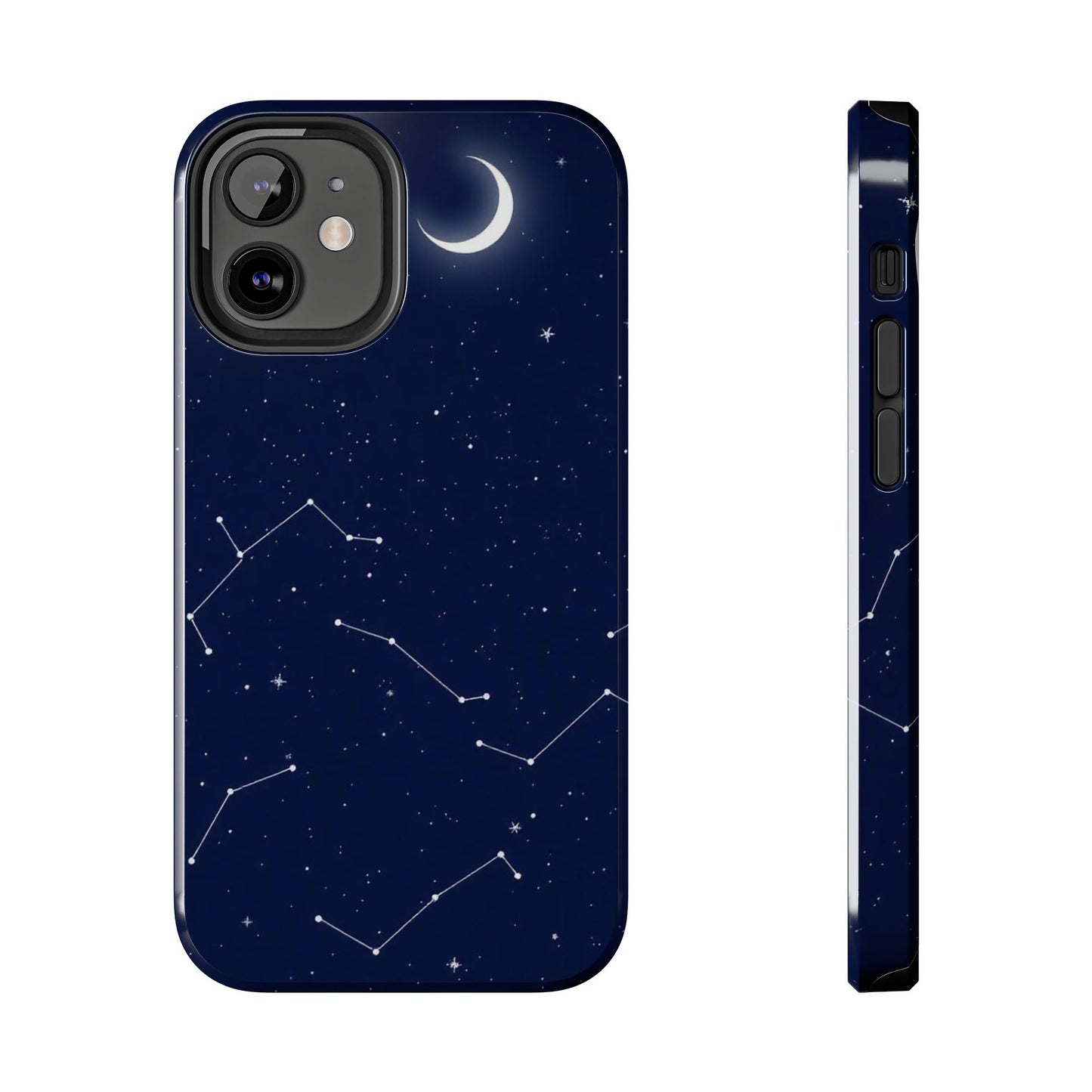 "Moonlit Constellation Tough Phone Case - Explore the Night Sky"