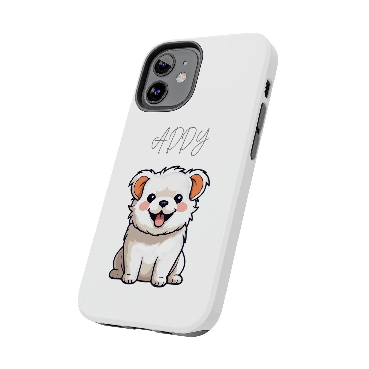 Adorable Puppy Custom Tough Phone Case