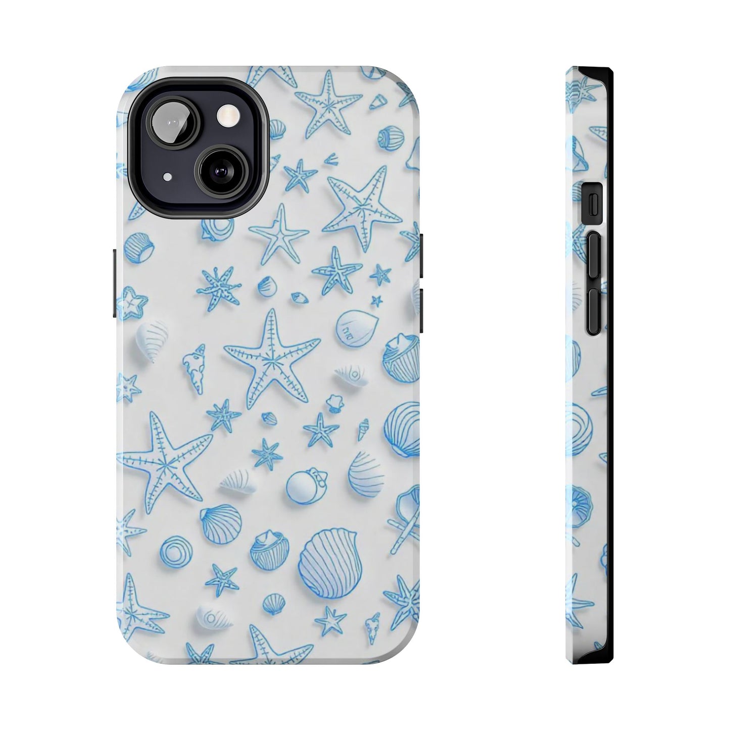 Ocean Breeze Seashell Pattern Phone Case For iphone 15 14 13 12 11 X XR XS XS Max iphone 8 7 mini |Samsung S24 S23 S22 S21 | Get 20% discount today.