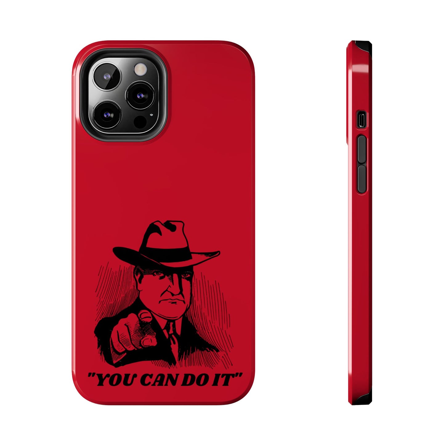 Retro Motivational Phone Case Design