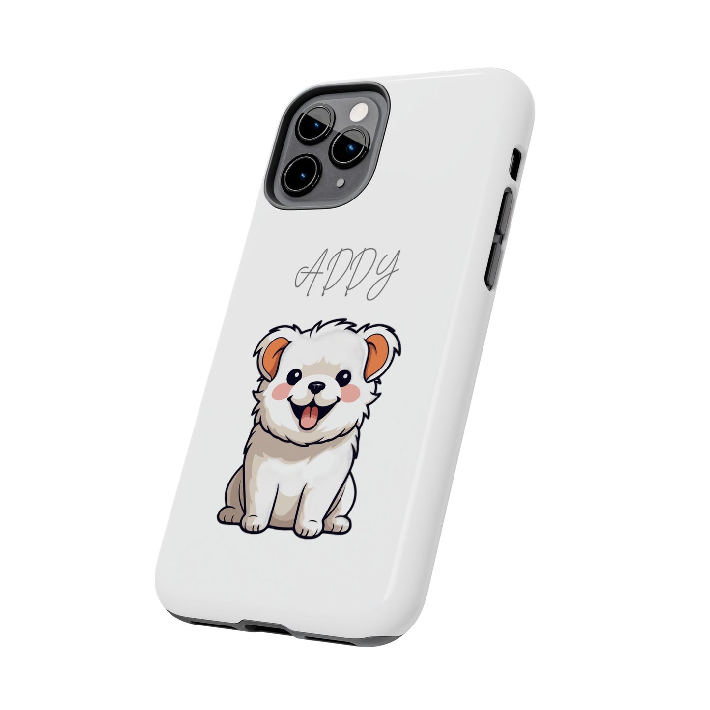 Adorable Puppy Custom Tough Phone Case