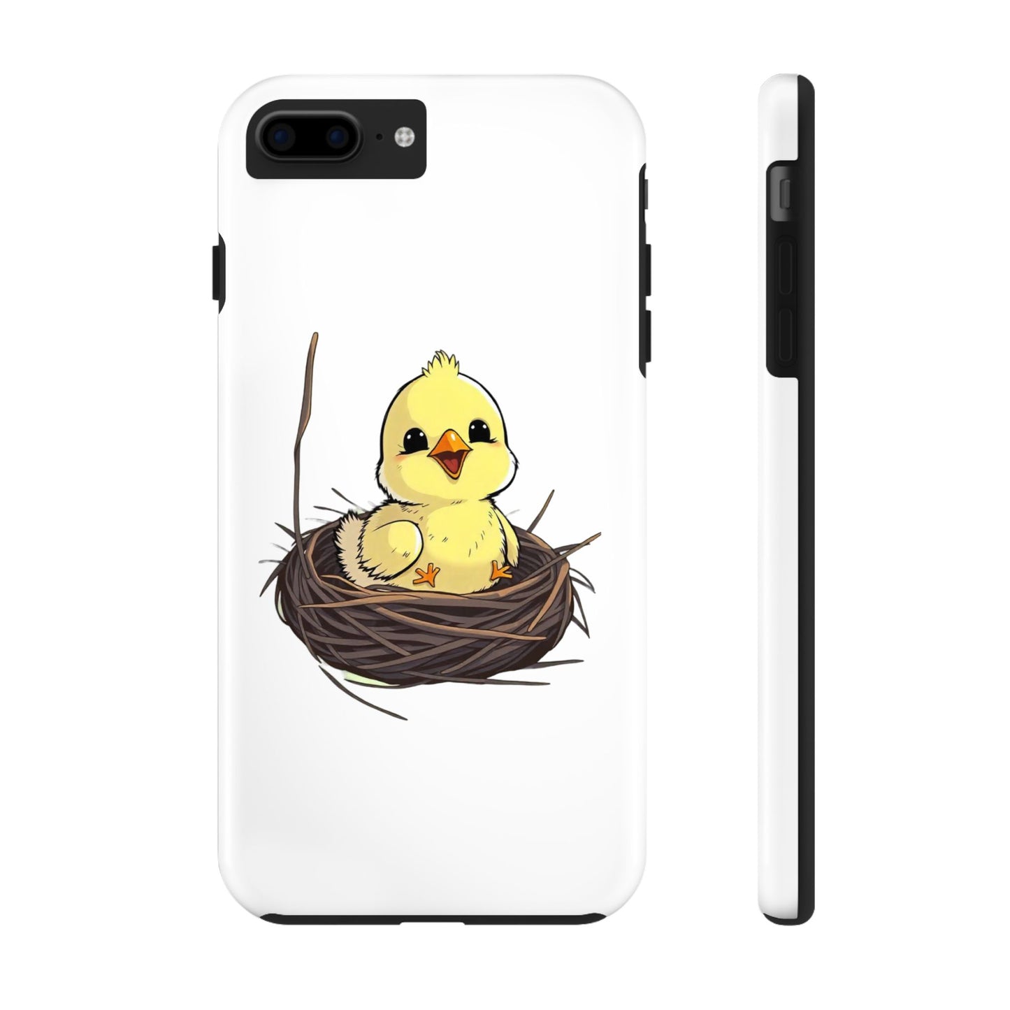 Adorable Chick in Nest Phone Case Design