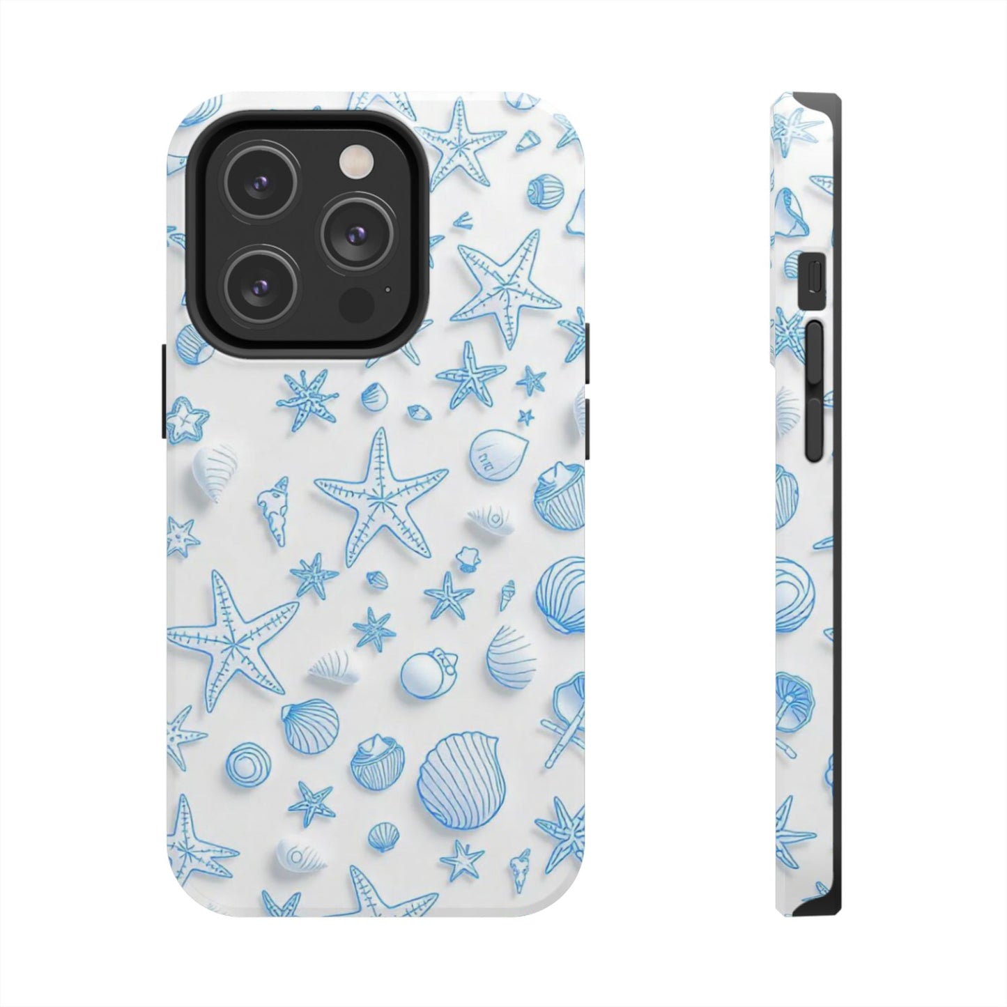 Ocean Breeze Seashell Pattern Phone Case For iphone 15 14 13 12 11 X XR XS XS Max iphone 8 7 mini |Samsung S24 S23 S22 S21 | Get 20% discount today.