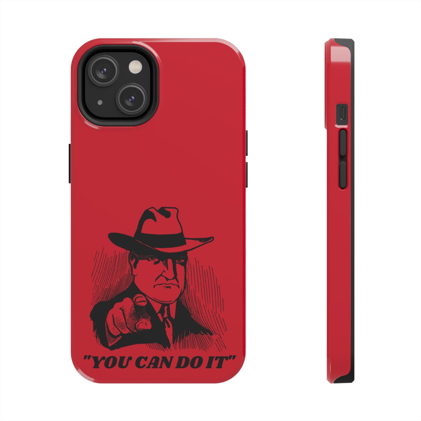 Retro Motivational Phone Case Design