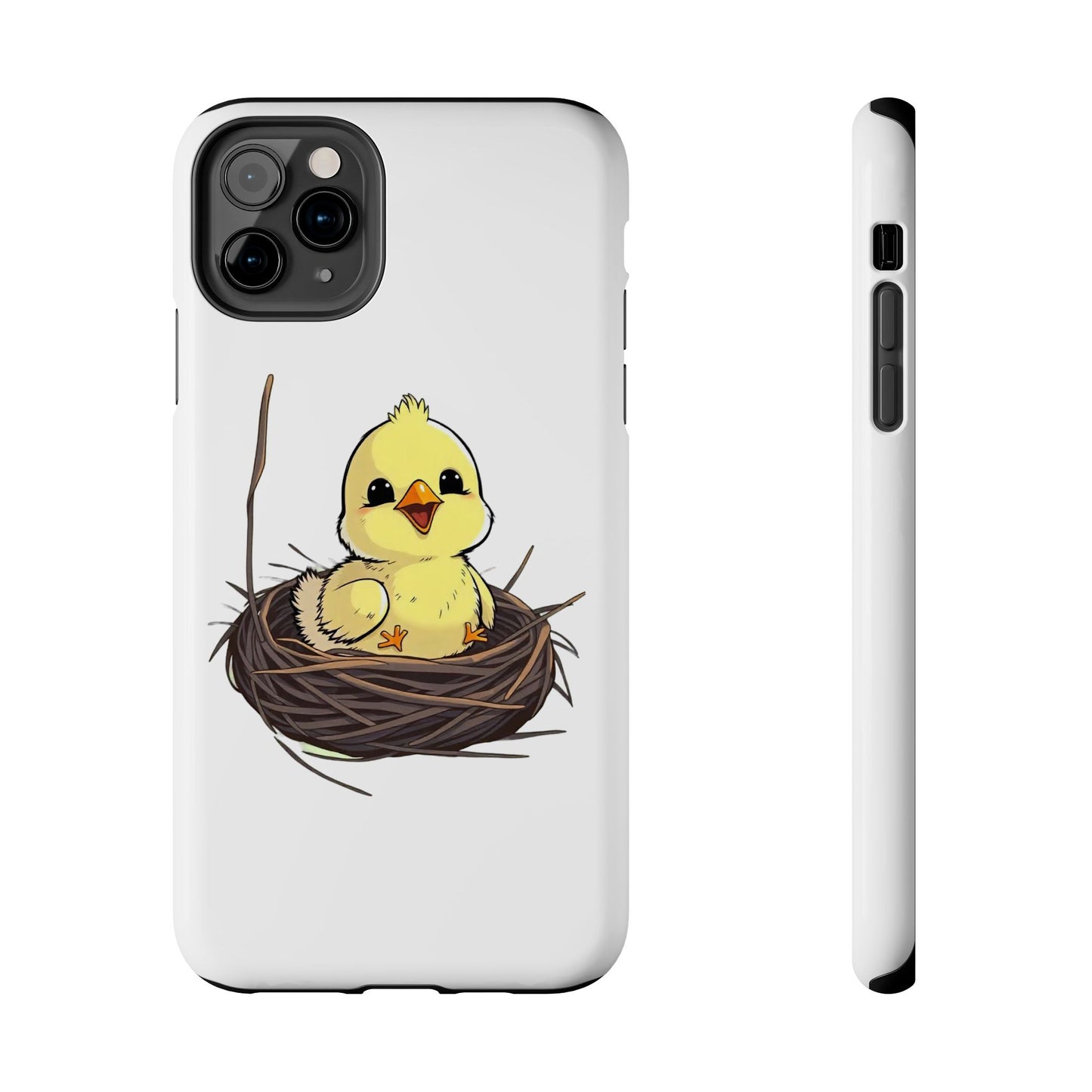 Adorable Chick in Nest Phone Case Design