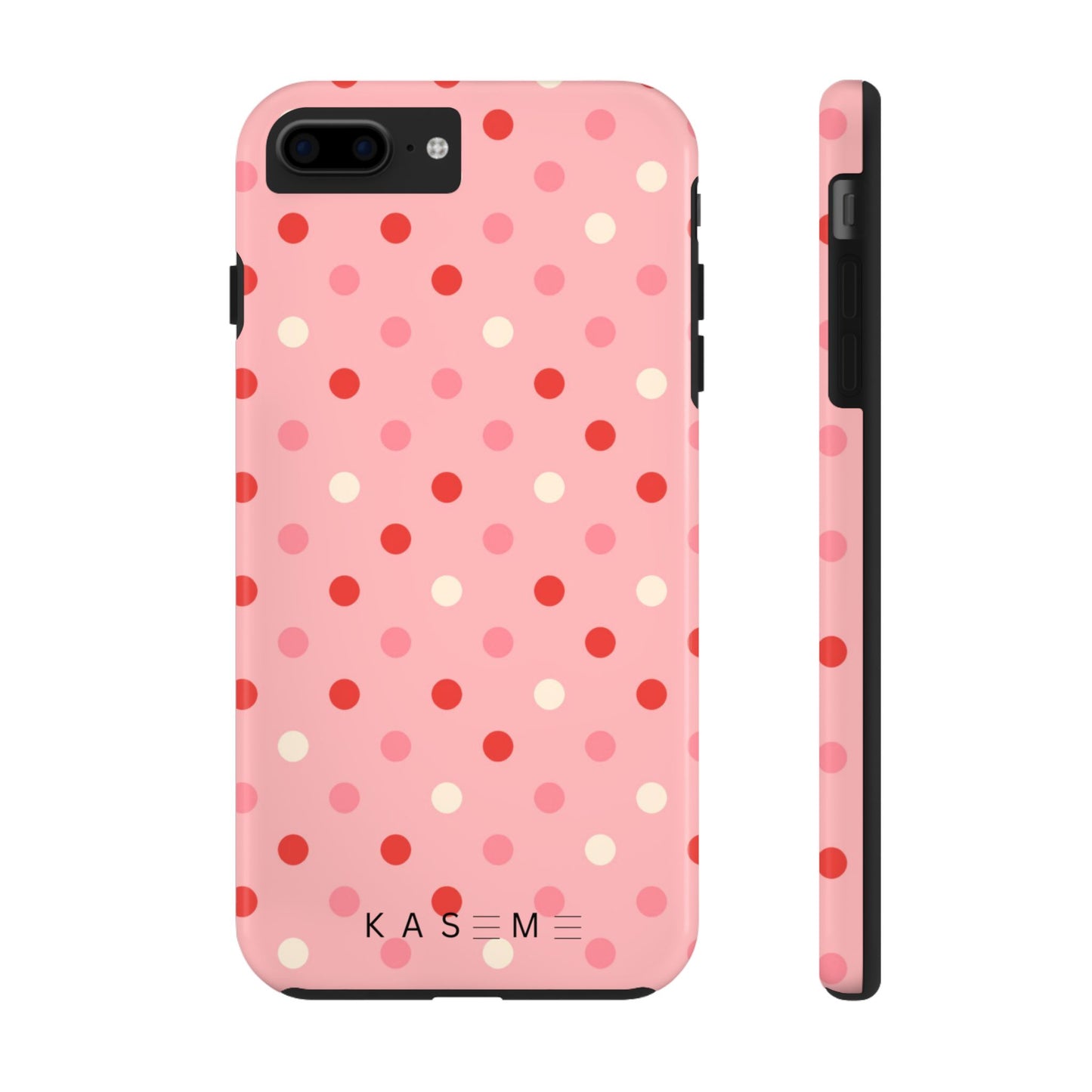 Playful Pink Polka Dot Tough Phone Case