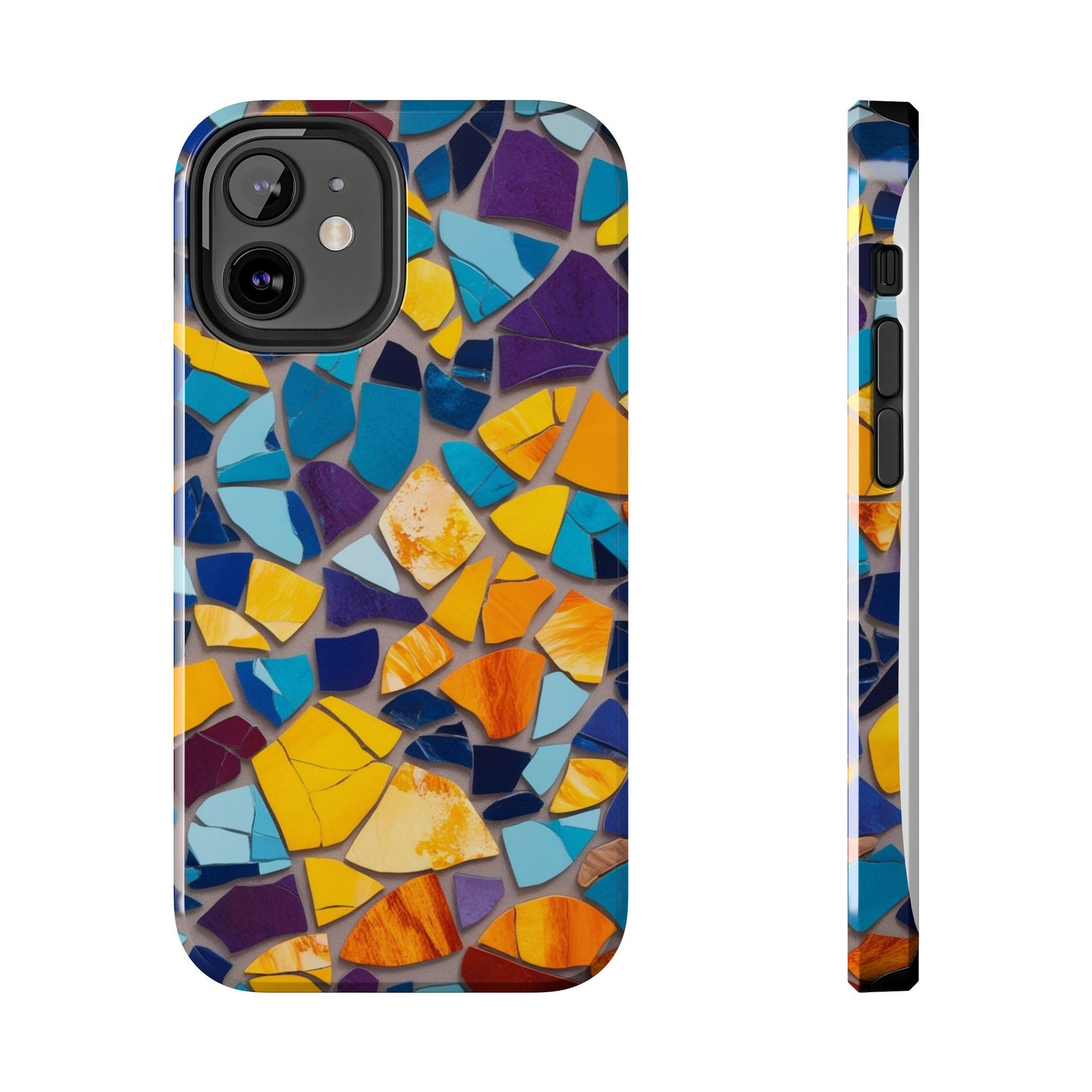 Vibrant Mosaic Shards Tough Phone Case