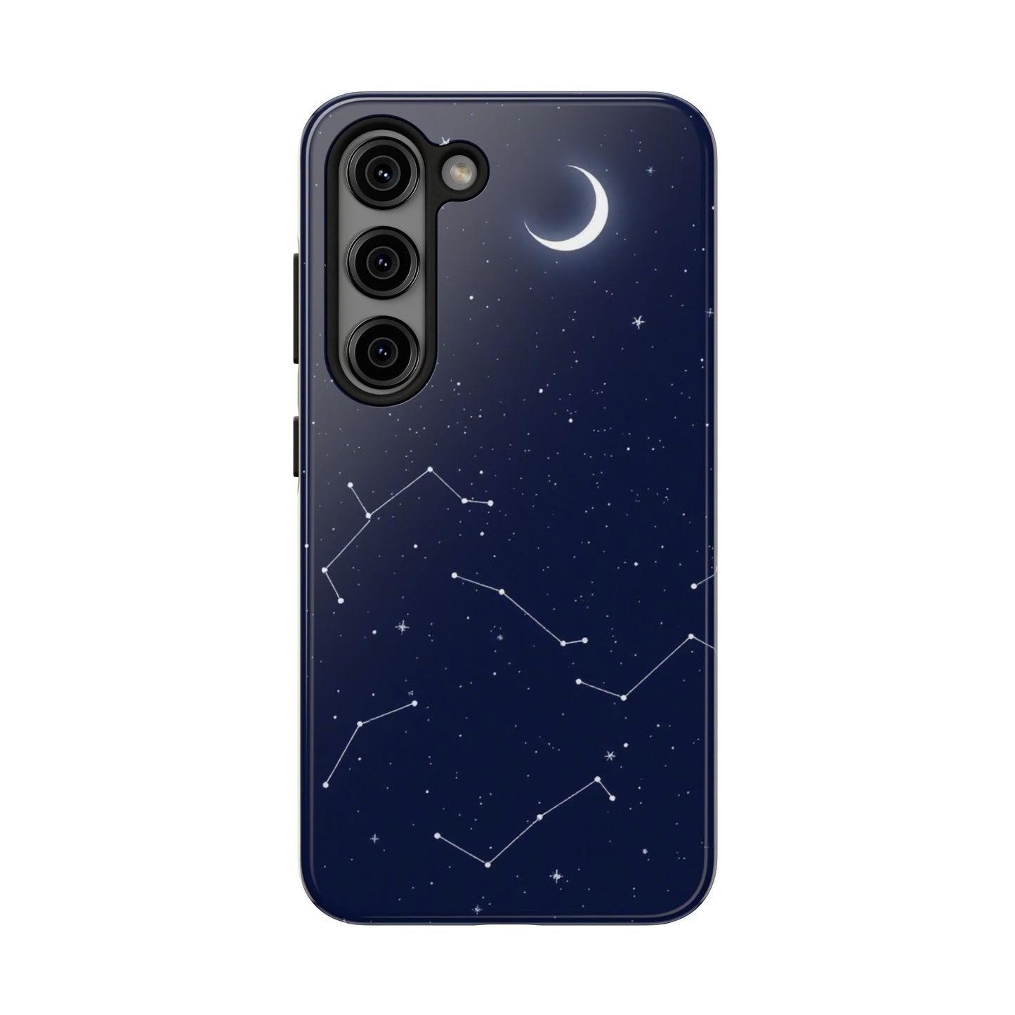 "Moonlit Constellation Tough Phone Case - Explore the Night Sky"