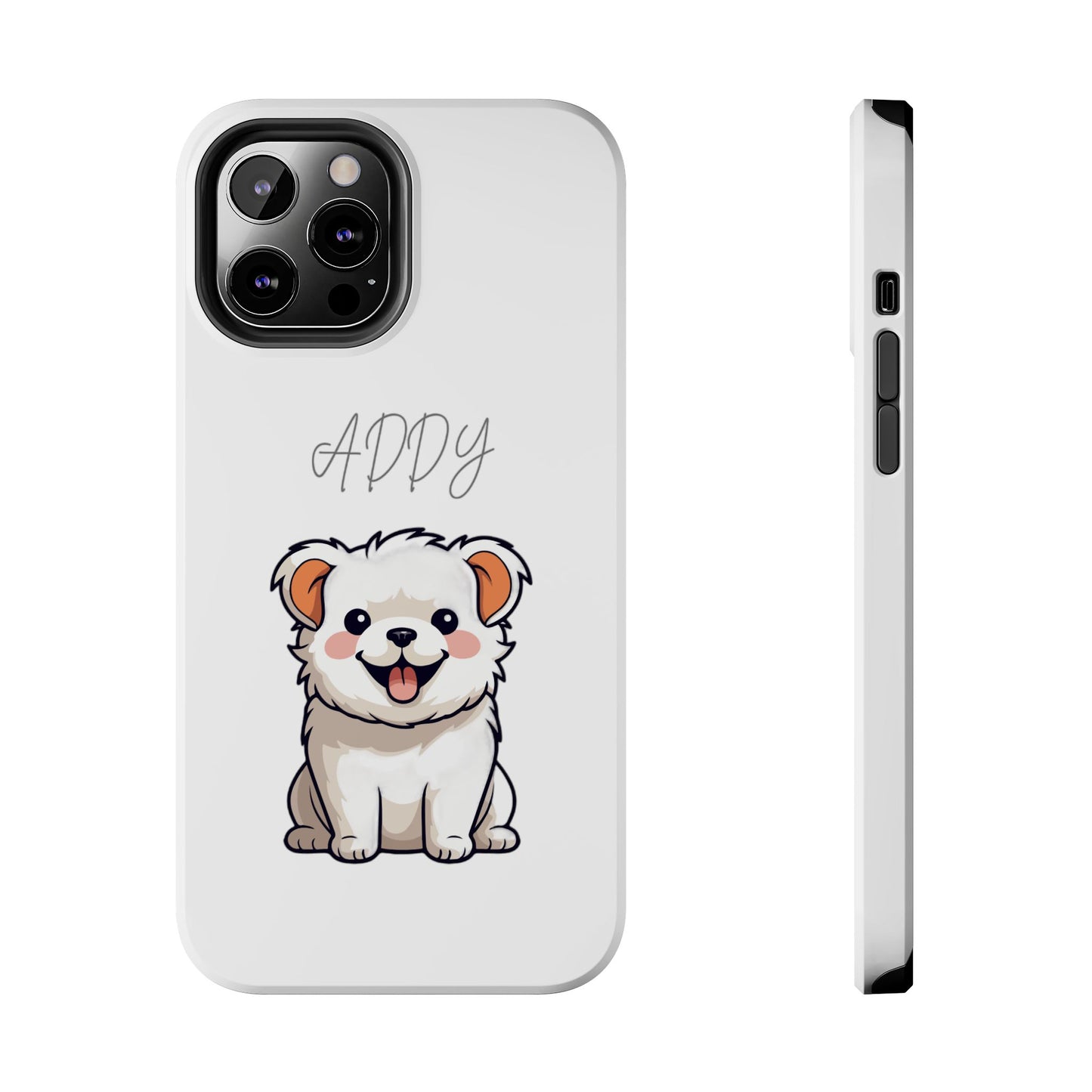 Adorable Puppy Custom Tough Phone Case