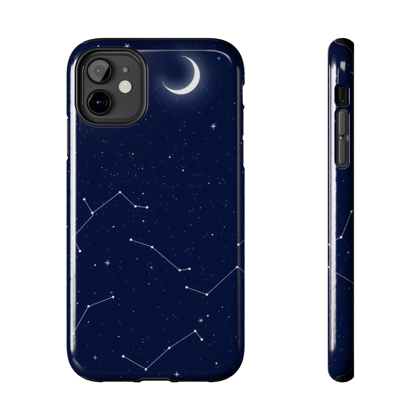 "Moonlit Constellation Tough Phone Case - Explore the Night Sky"