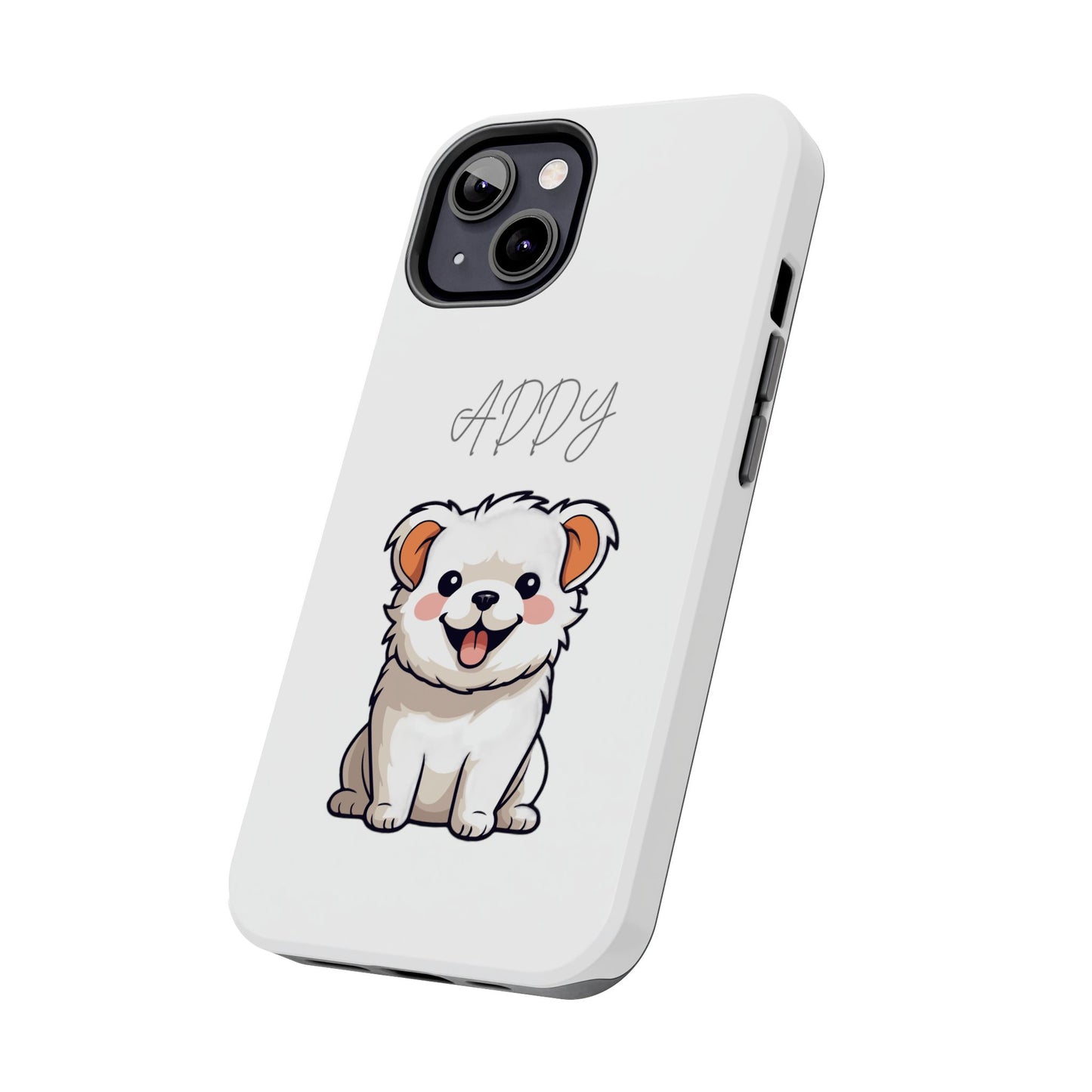 Adorable Puppy Custom Tough Phone Case