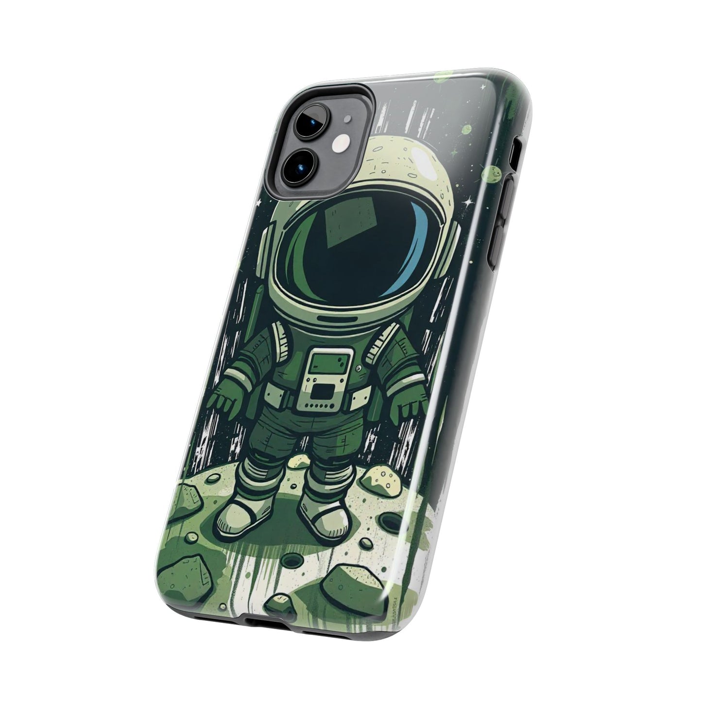 "Cosmic Explorer - Cartoon Astronaut Tough Phone Case"