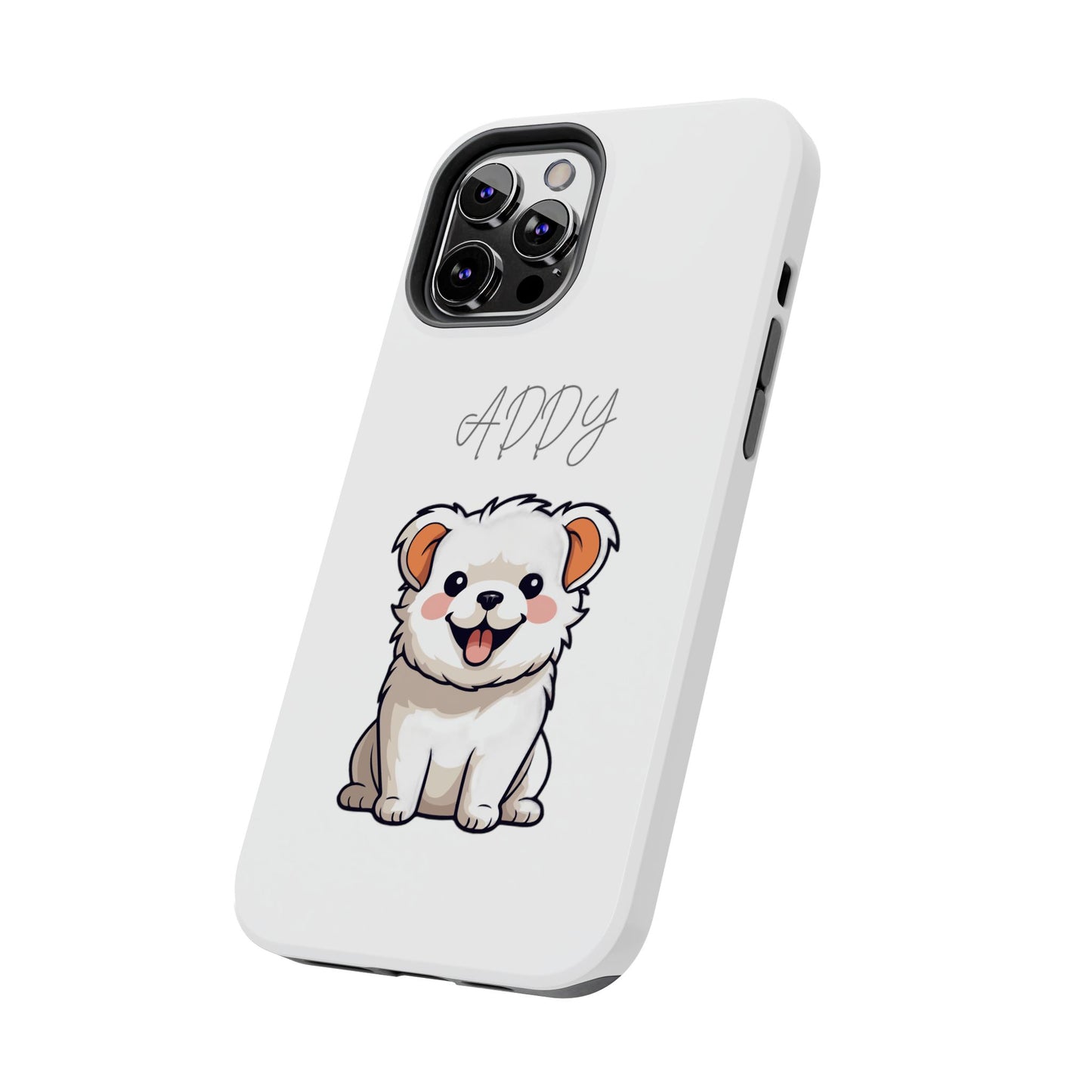 Adorable Puppy Custom Tough Phone Case