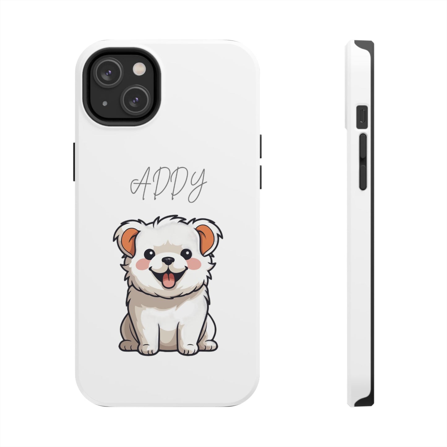 Adorable Puppy Custom Tough Phone Case