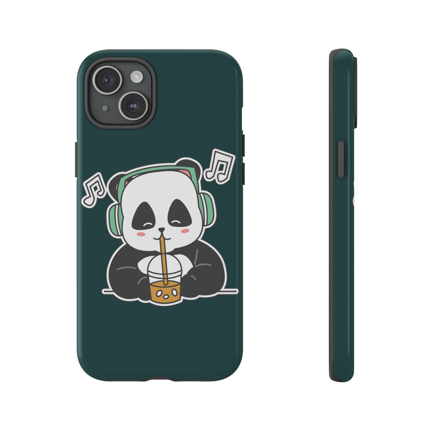 Chill Panda with Bubble Tea Tough Phone Case