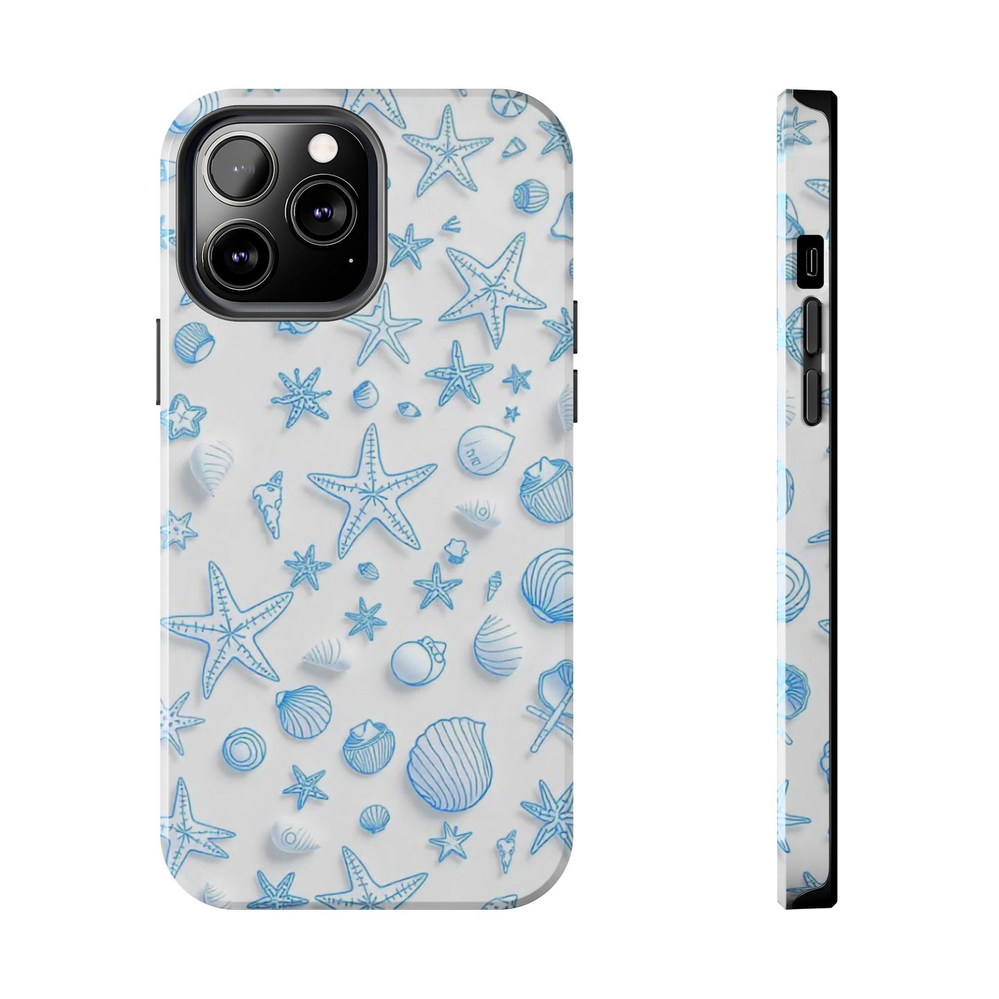 Ocean Breeze Seashell Pattern Phone Case For iphone 15 14 13 12 11 X XR XS XS Max iphone 8 7 mini |Samsung S24 S23 S22 S21 | Get 20% discount today.