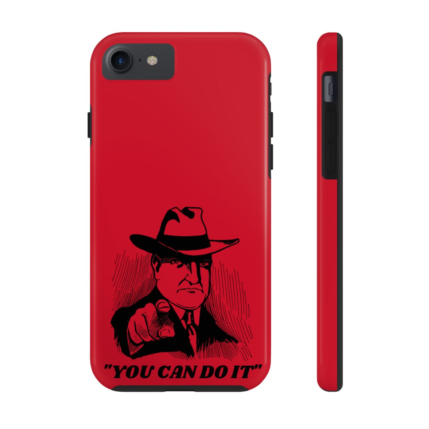 Retro Motivational Phone Case Design