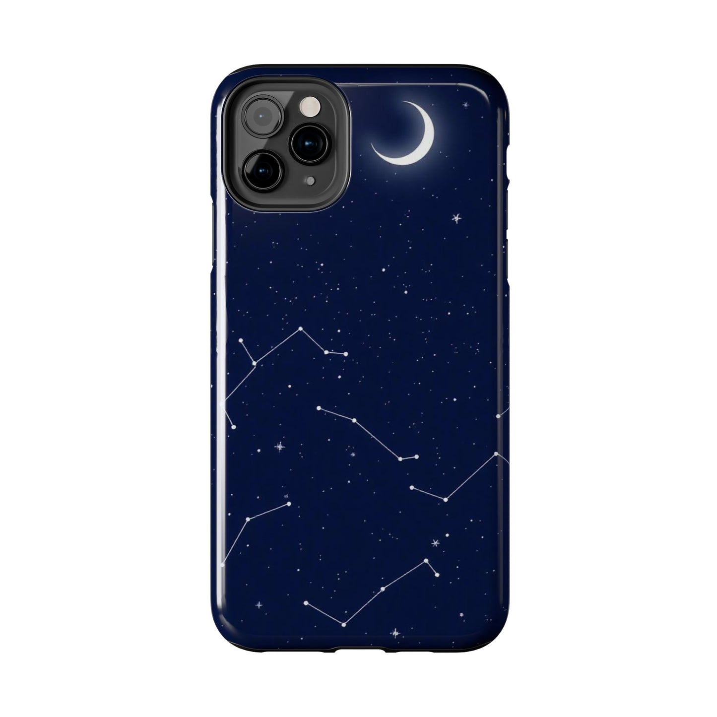 "Moonlit Constellation Tough Phone Case - Explore the Night Sky"