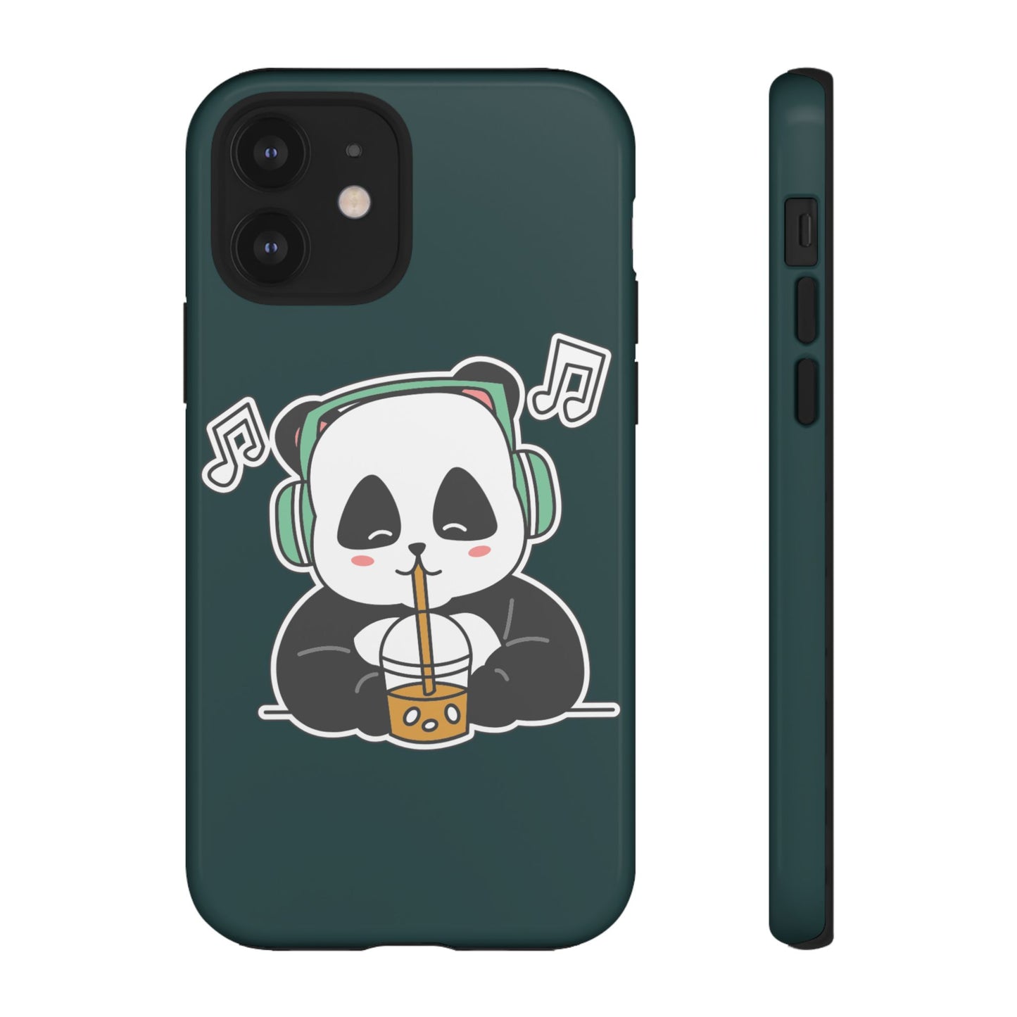 Chill Panda with Bubble Tea Tough Phone Case