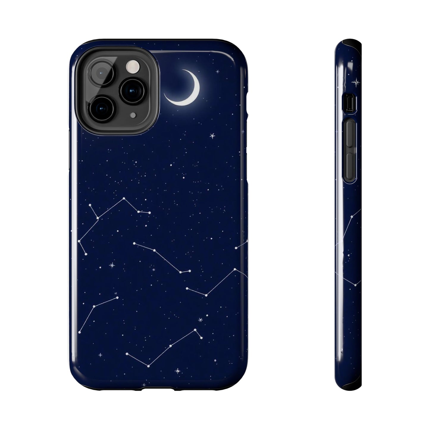 "Moonlit Constellation Tough Phone Case - Explore the Night Sky"