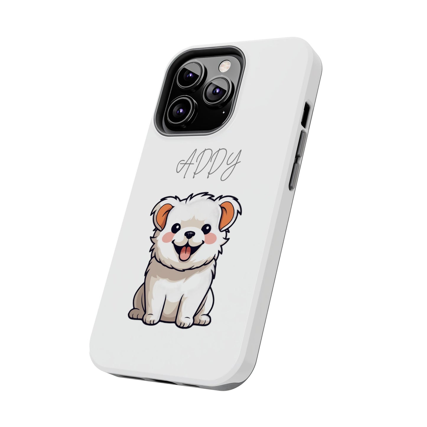 Adorable Puppy Custom Tough Phone Case