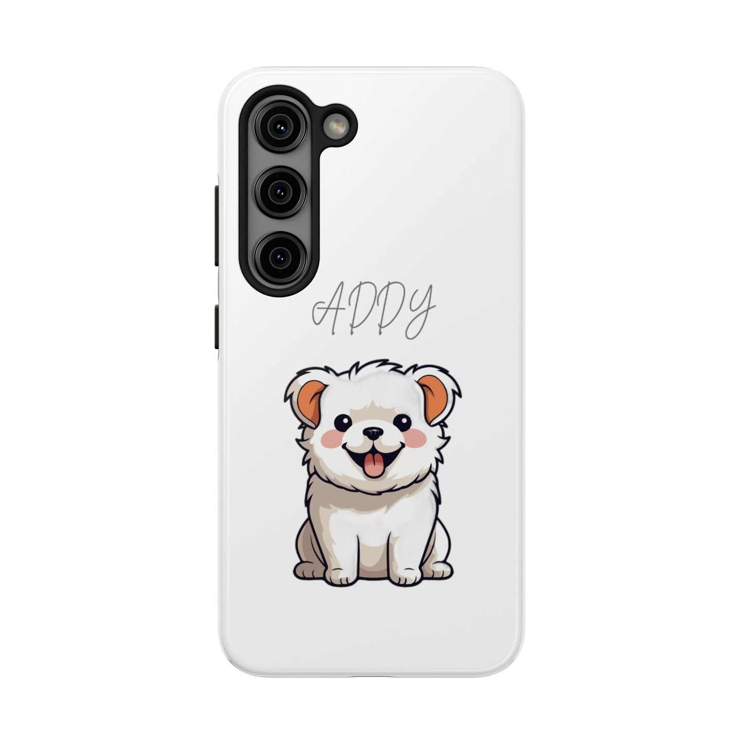 Adorable Puppy Custom Tough Phone Case