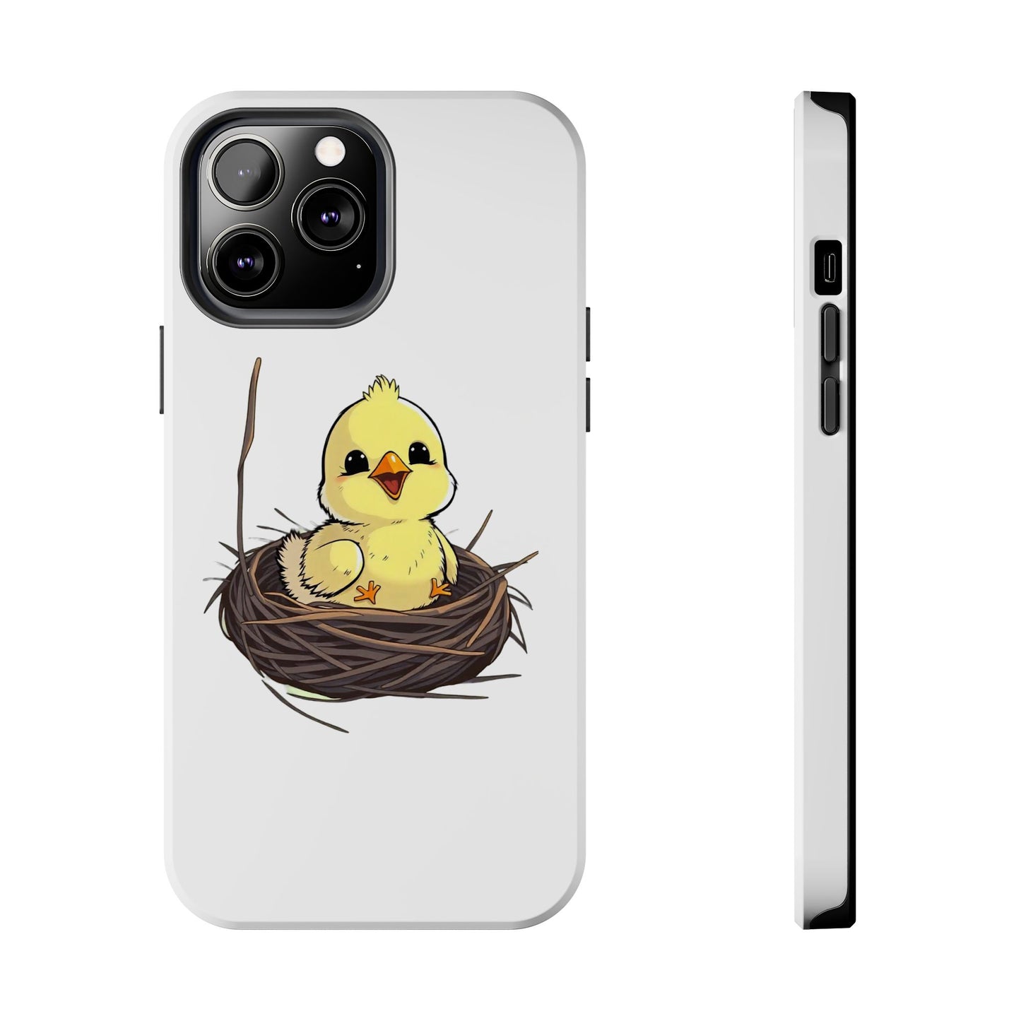 Adorable Chick in Nest Phone Case Design