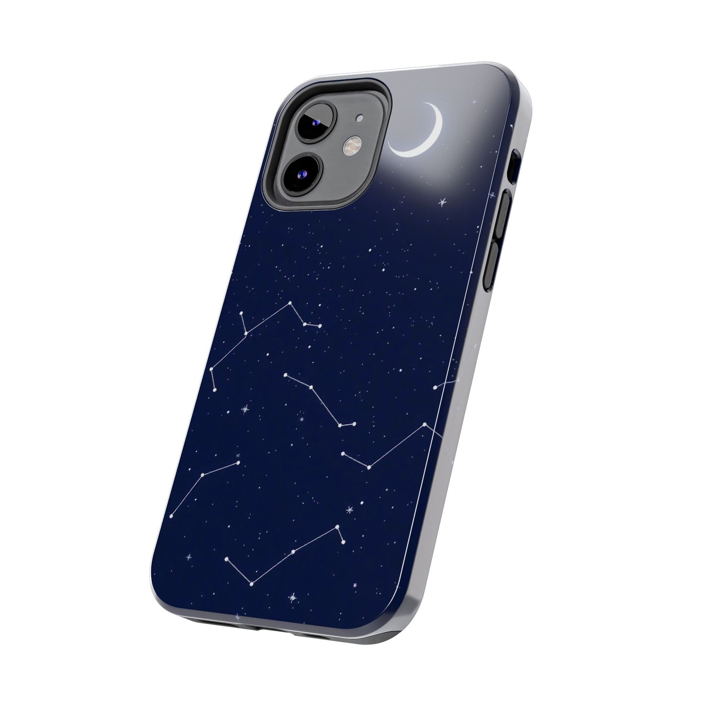 "Moonlit Constellation Tough Phone Case - Explore the Night Sky"