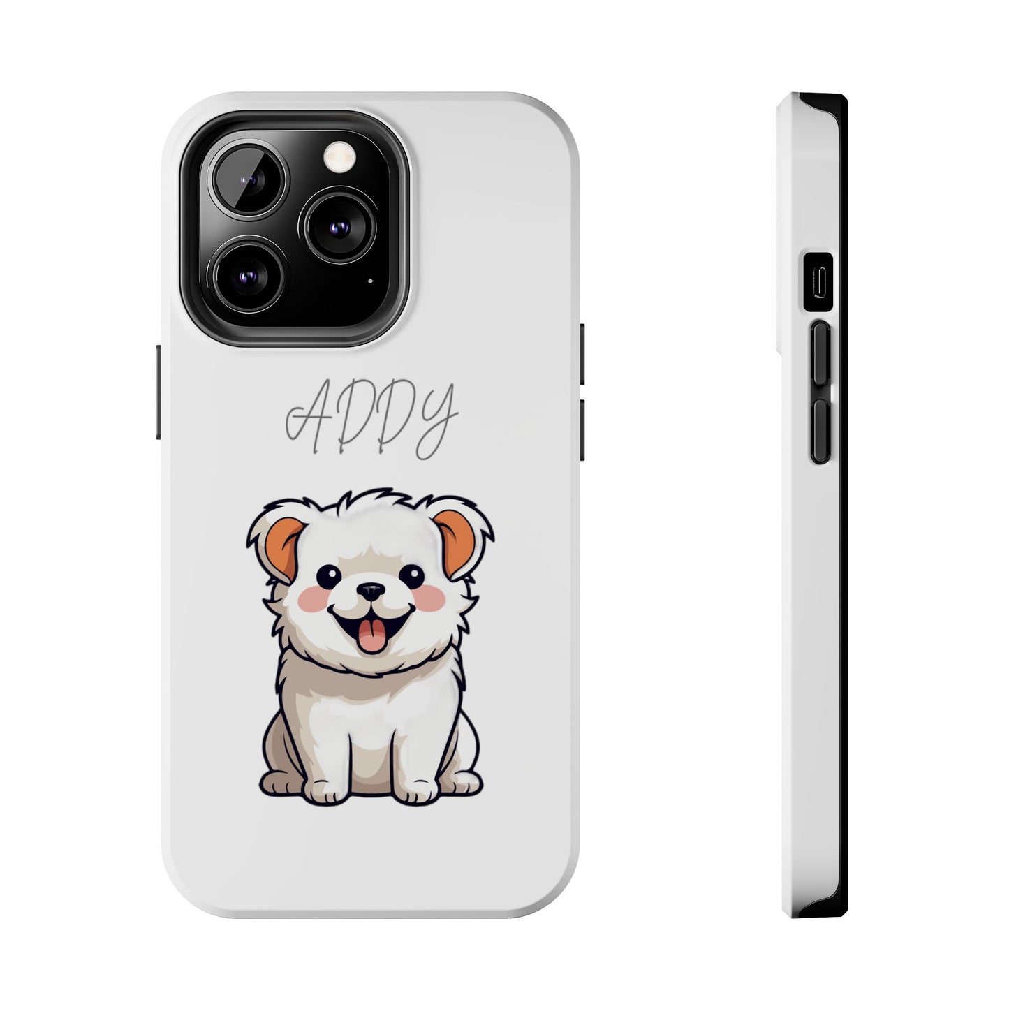 Adorable Puppy Custom Tough Phone Case