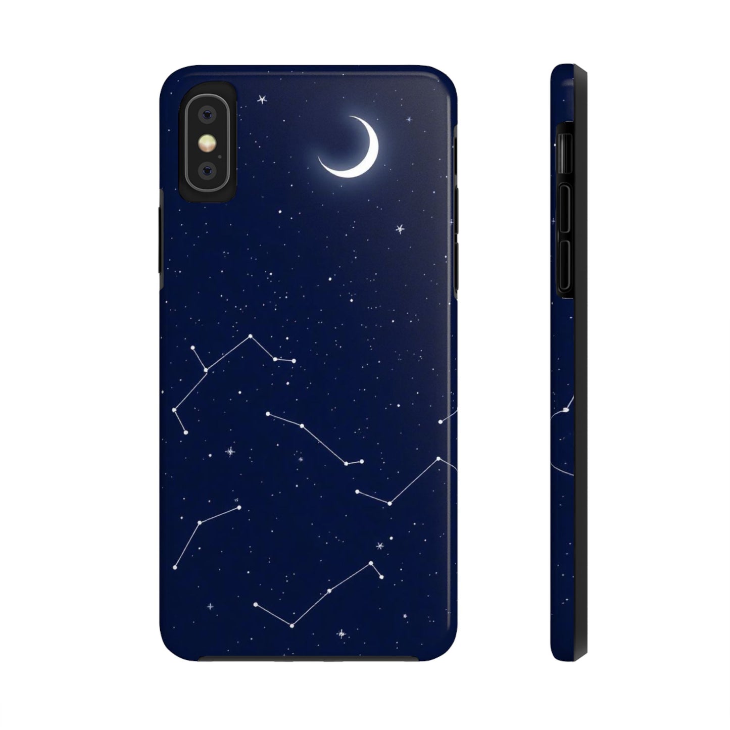 "Moonlit Constellation Tough Phone Case - Explore the Night Sky"