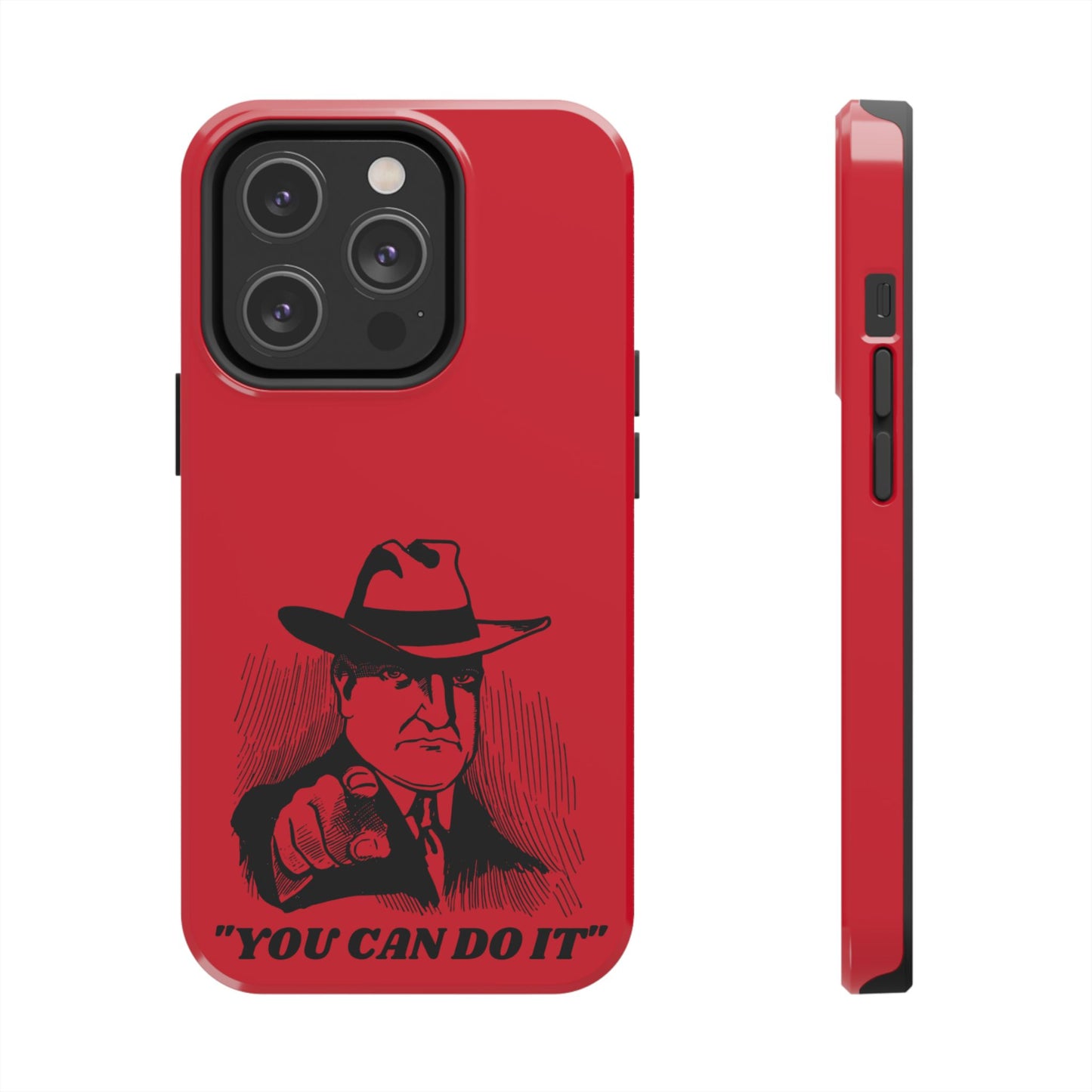 Retro Motivational Phone Case Design