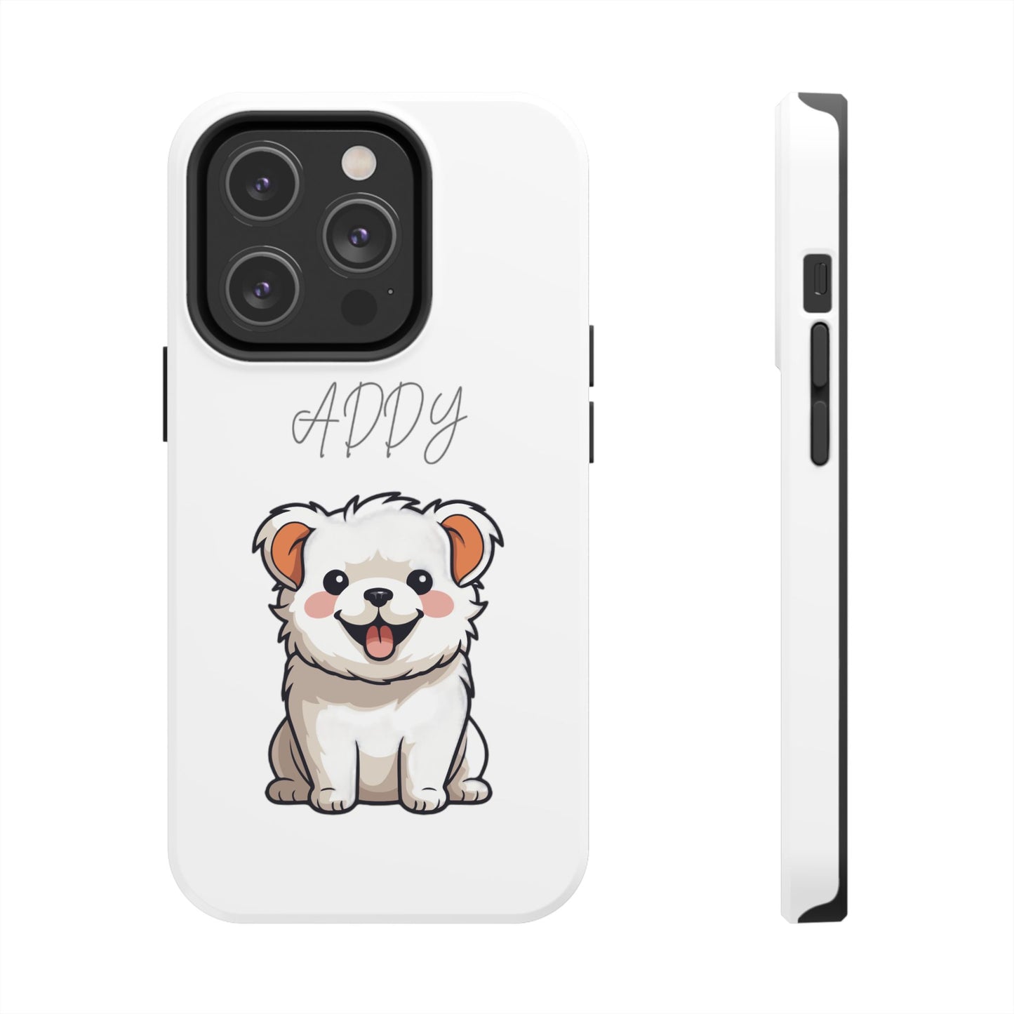 Adorable Puppy Custom Tough Phone Case