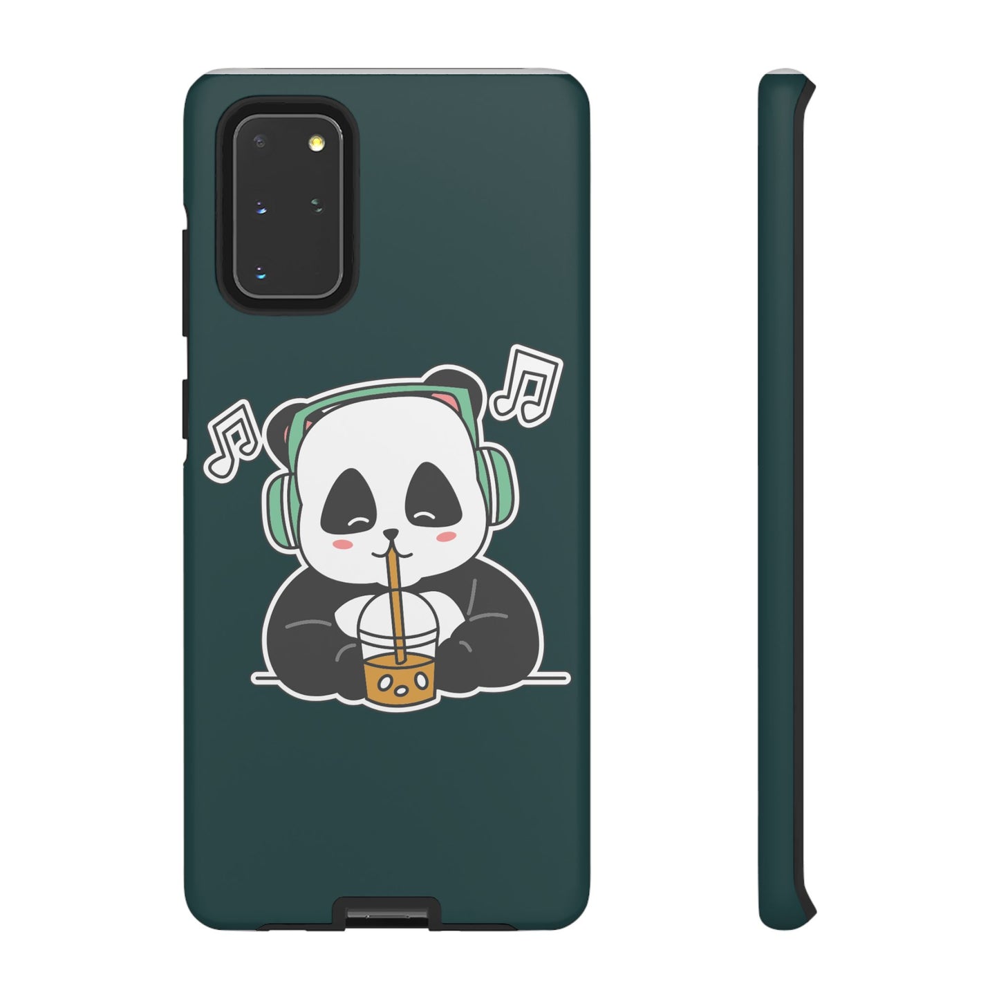 Chill Panda with Bubble Tea Tough Phone Case