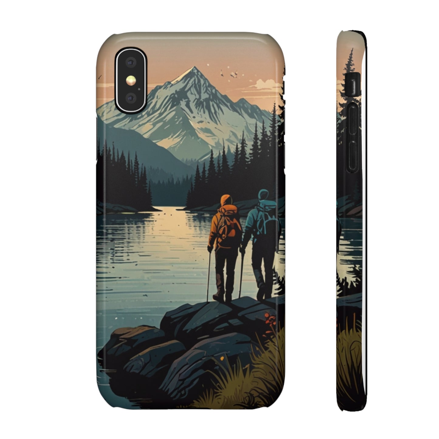 Phone Cases -  Hiking with Mountains