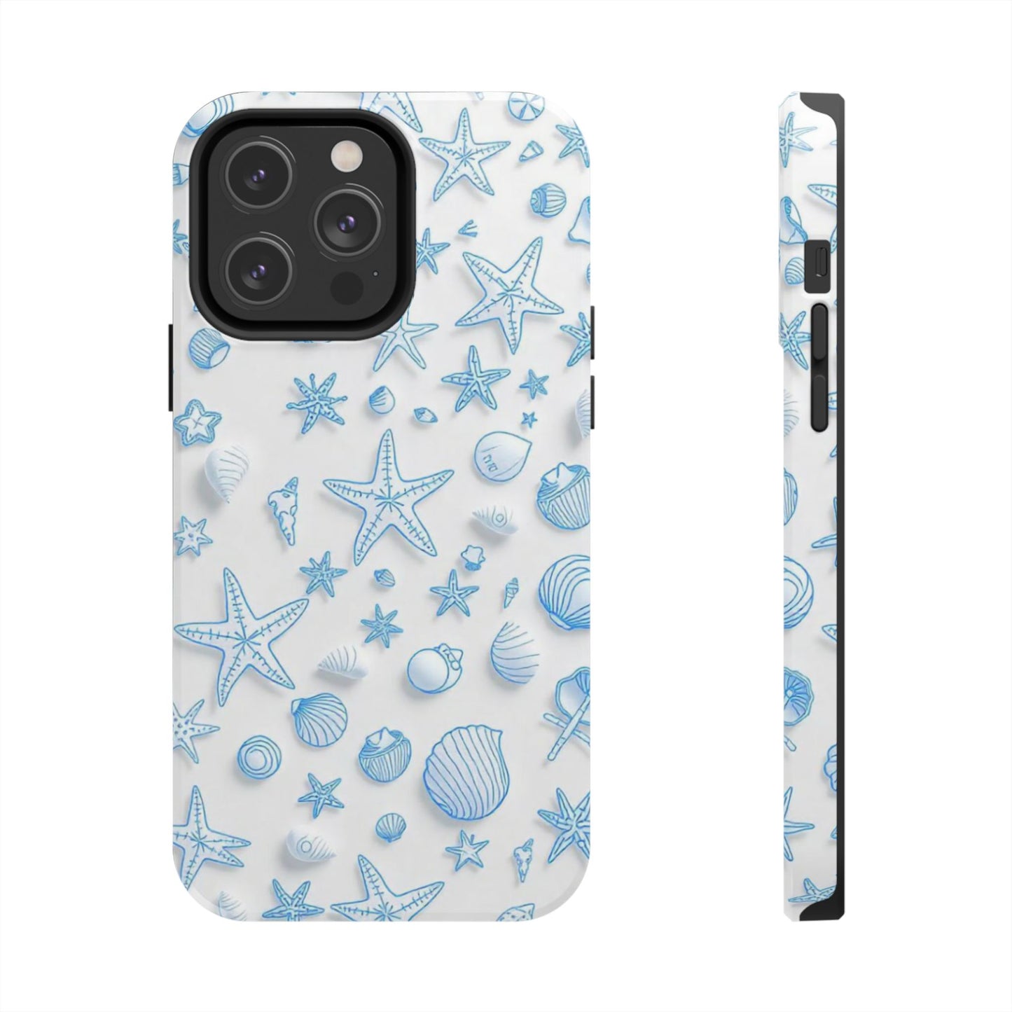 Ocean Breeze Seashell Pattern Phone Case For iphone 15 14 13 12 11 X XR XS XS Max iphone 8 7 mini |Samsung S24 S23 S22 S21 | Get 20% discount today.