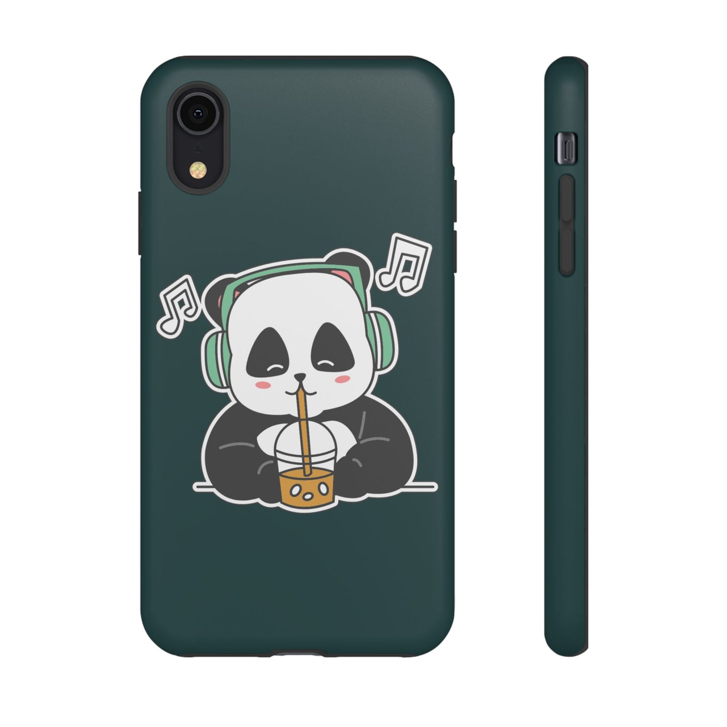 Chill Panda with Bubble Tea Tough Phone Case