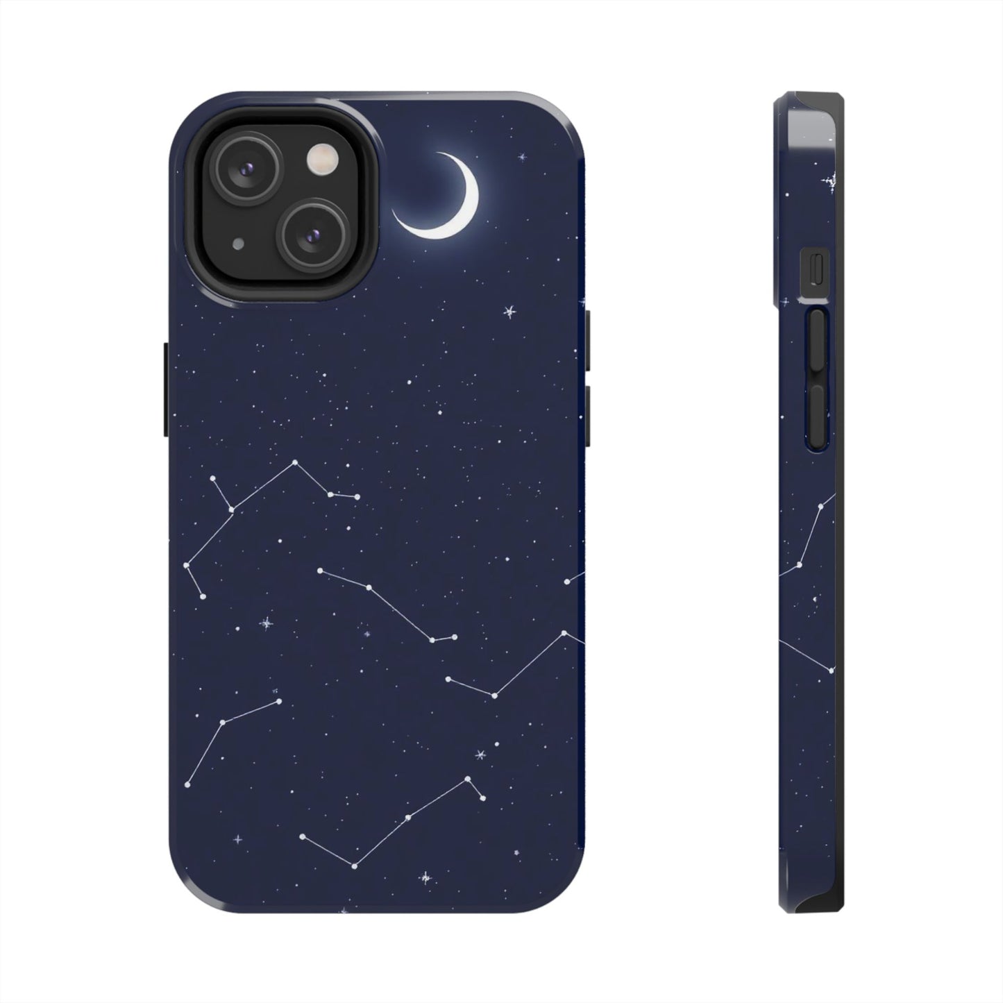 "Moonlit Constellation Tough Phone Case - Explore the Night Sky"