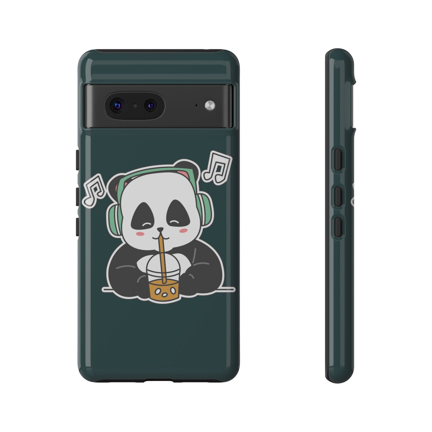 Chill Panda with Bubble Tea Tough Phone Case