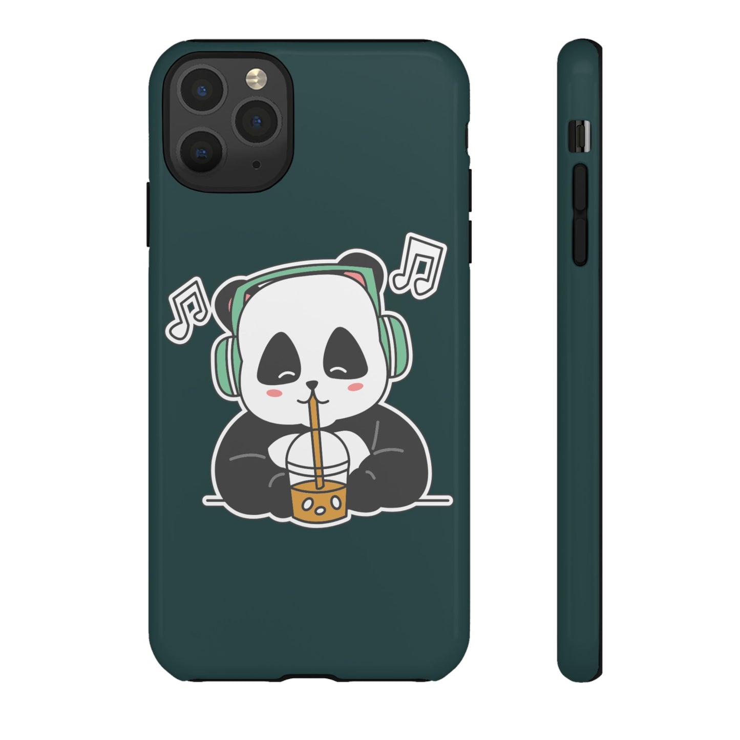 Chill Panda with Bubble Tea Tough Phone Case