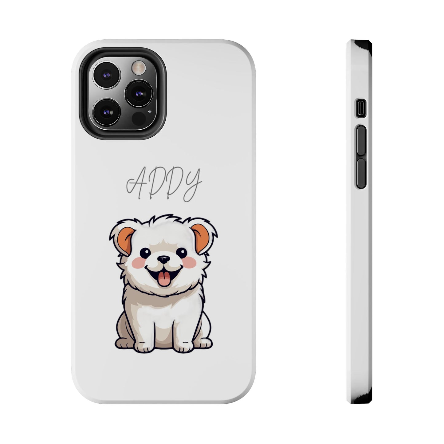 Adorable Puppy Custom Tough Phone Case