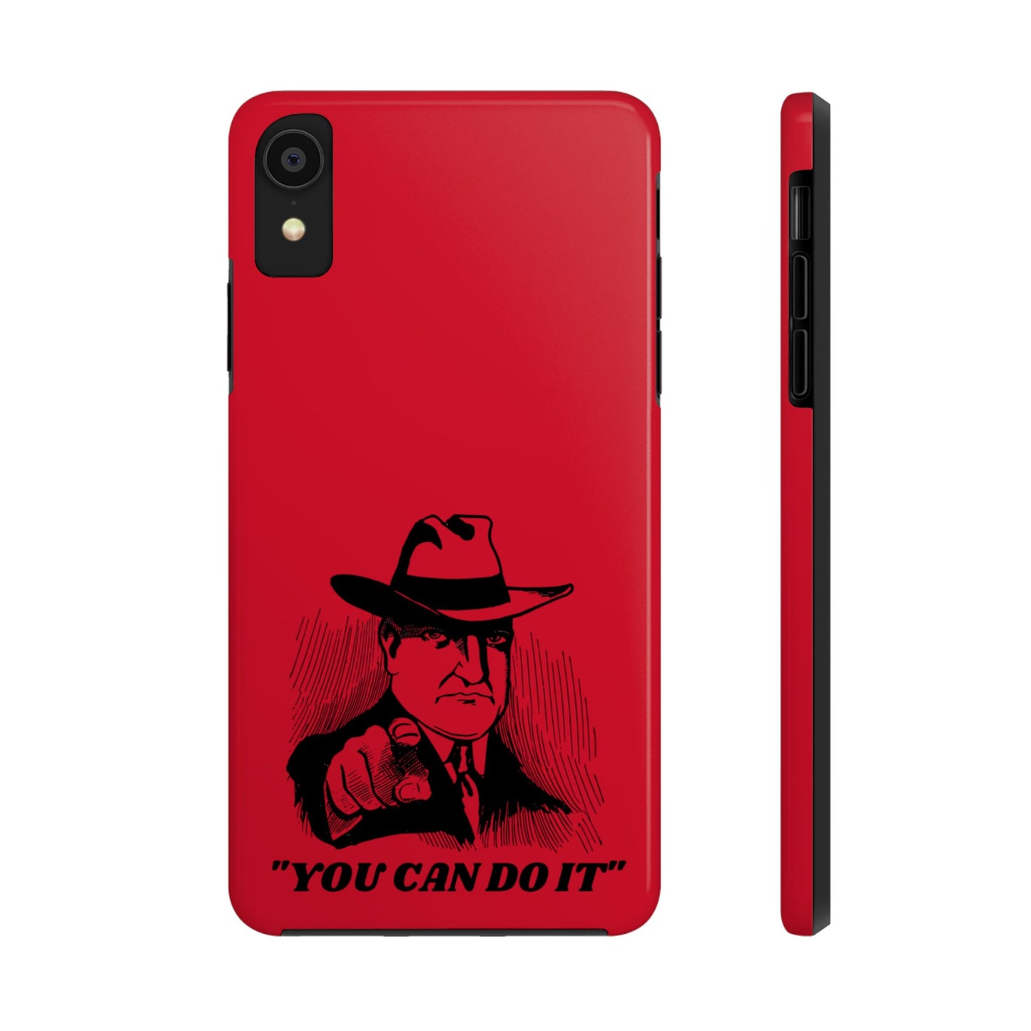 Retro Motivational Phone Case Design