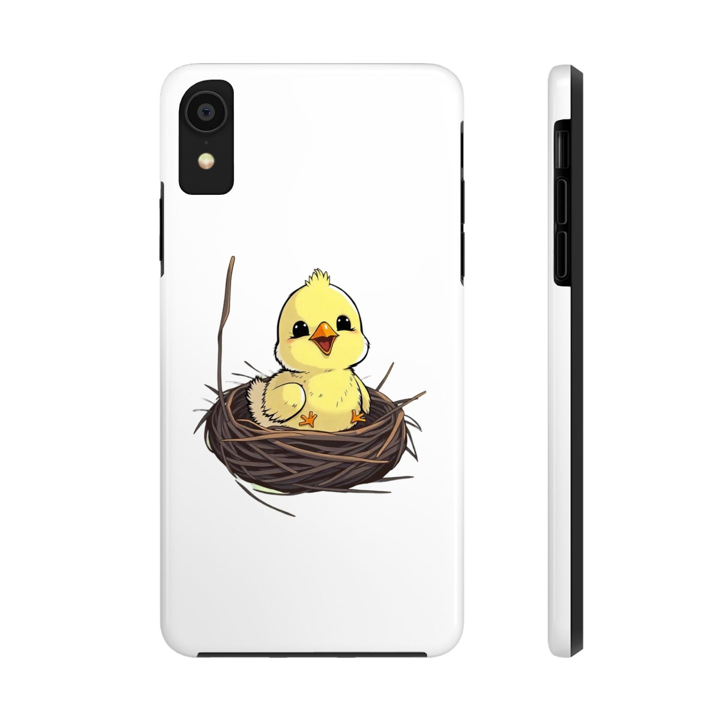 Adorable Chick in Nest Phone Case Design