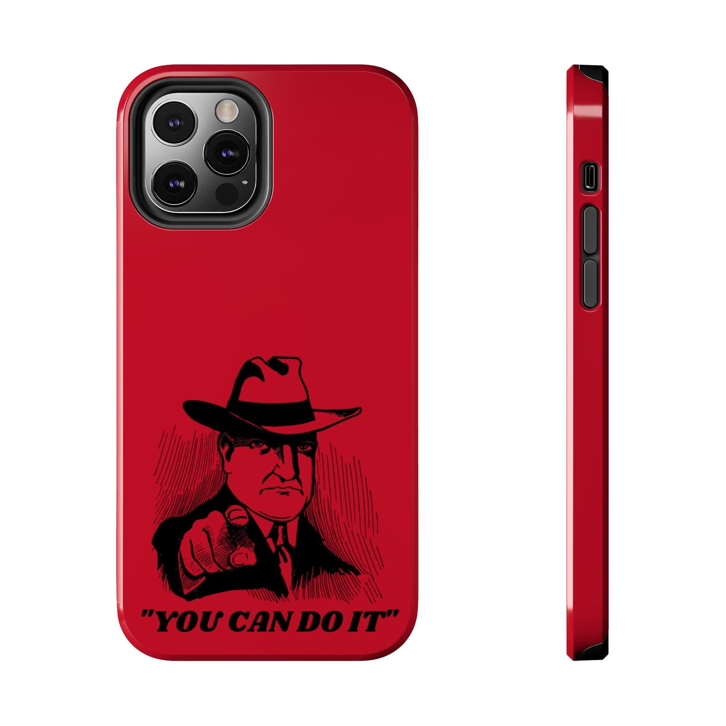 Retro Motivational Phone Case Design