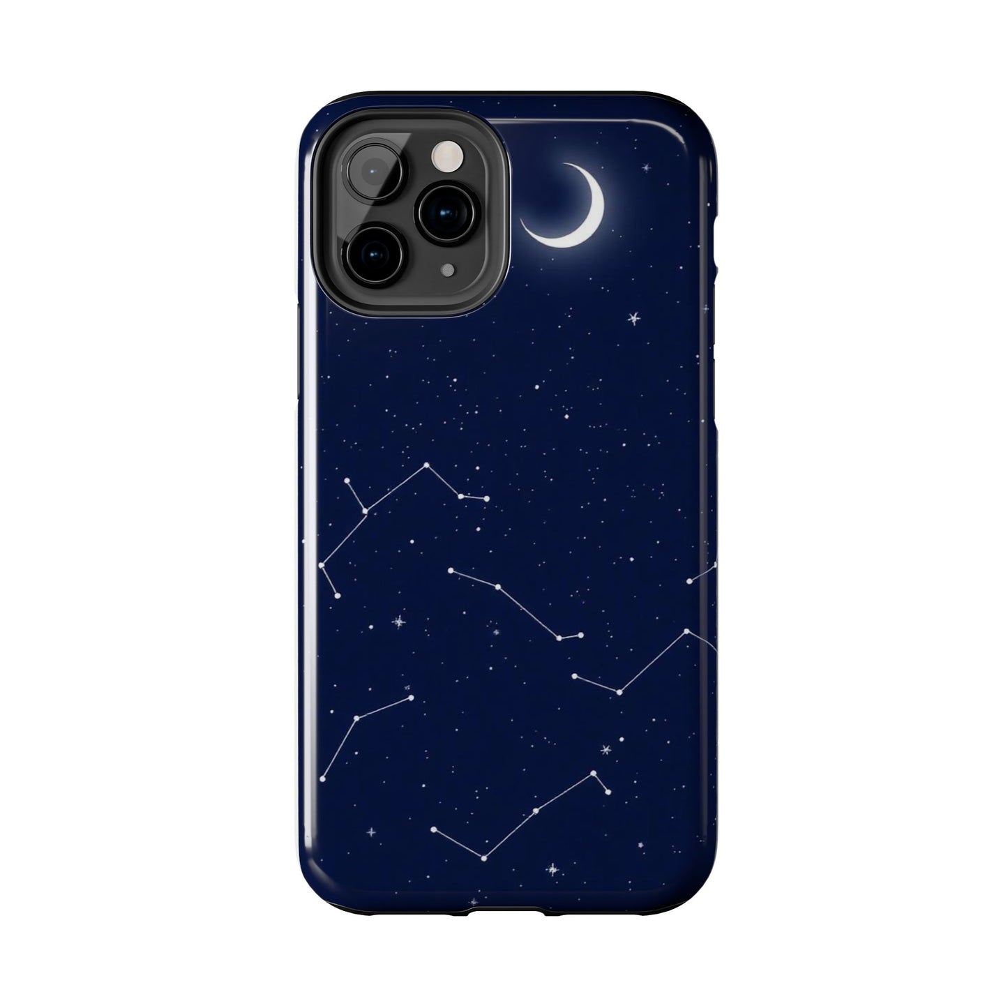 "Moonlit Constellation Tough Phone Case - Explore the Night Sky"