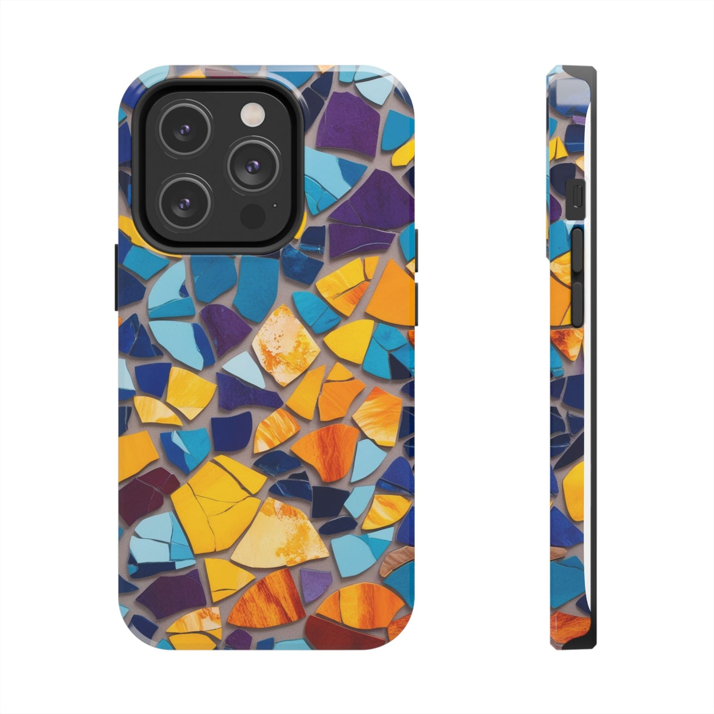 Vibrant Mosaic Shards Tough Phone Case