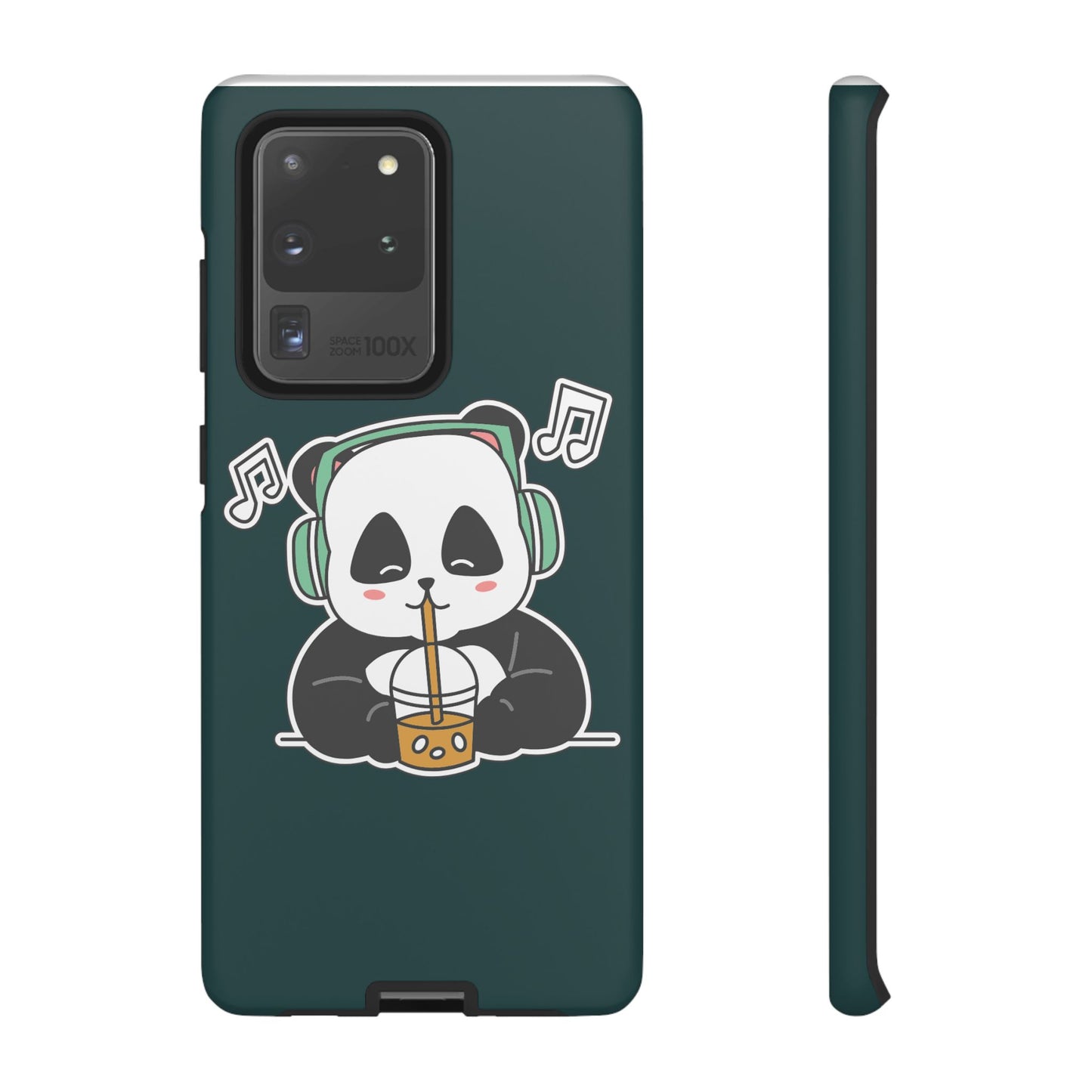 Chill Panda with Bubble Tea Tough Phone Case