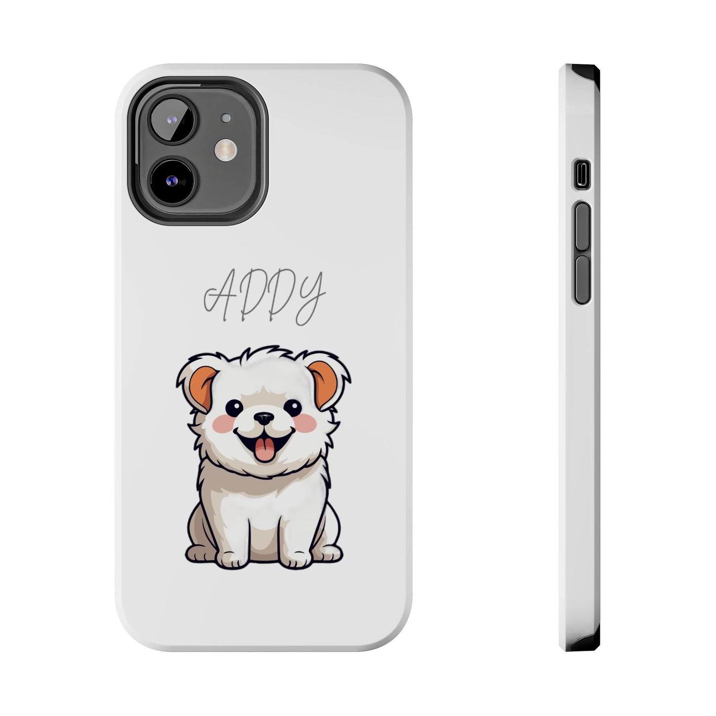 Adorable Puppy Custom Tough Phone Case