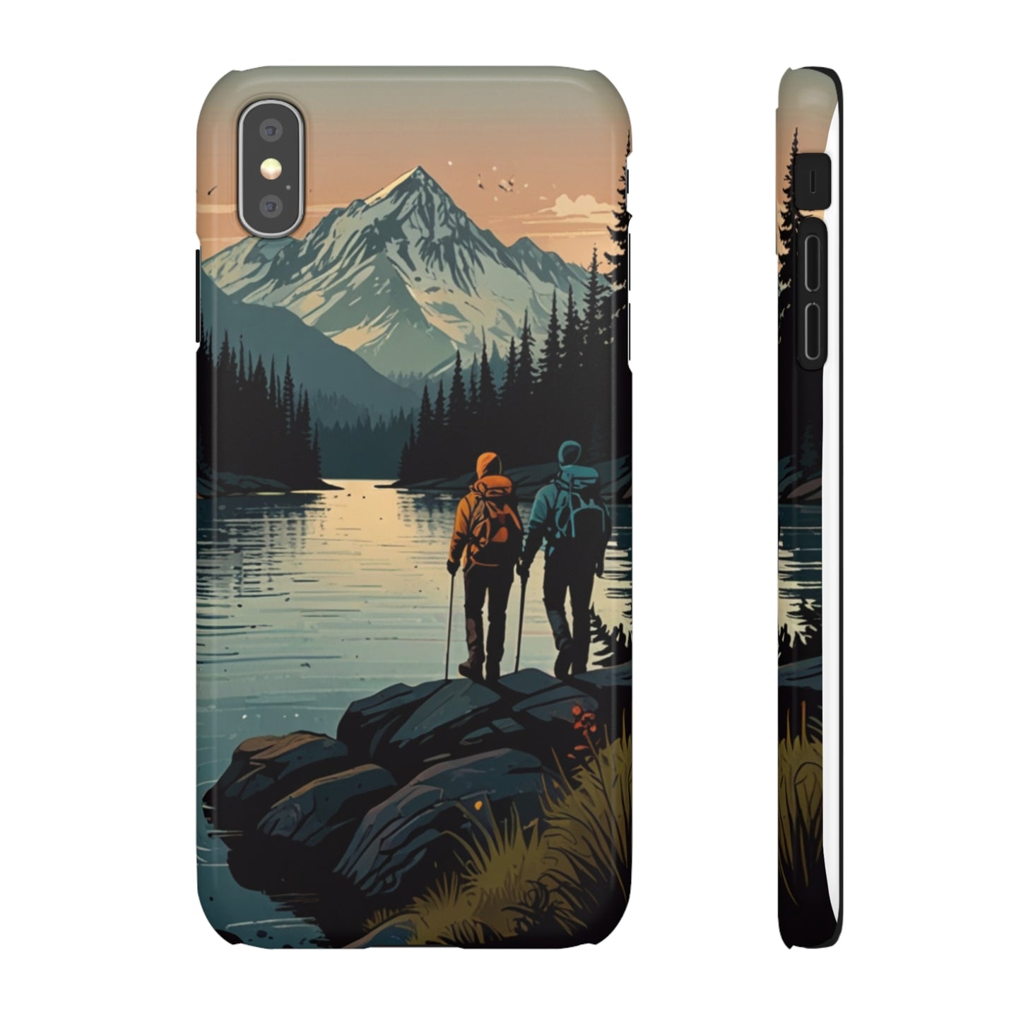 Phone Cases -  Hiking with Mountains