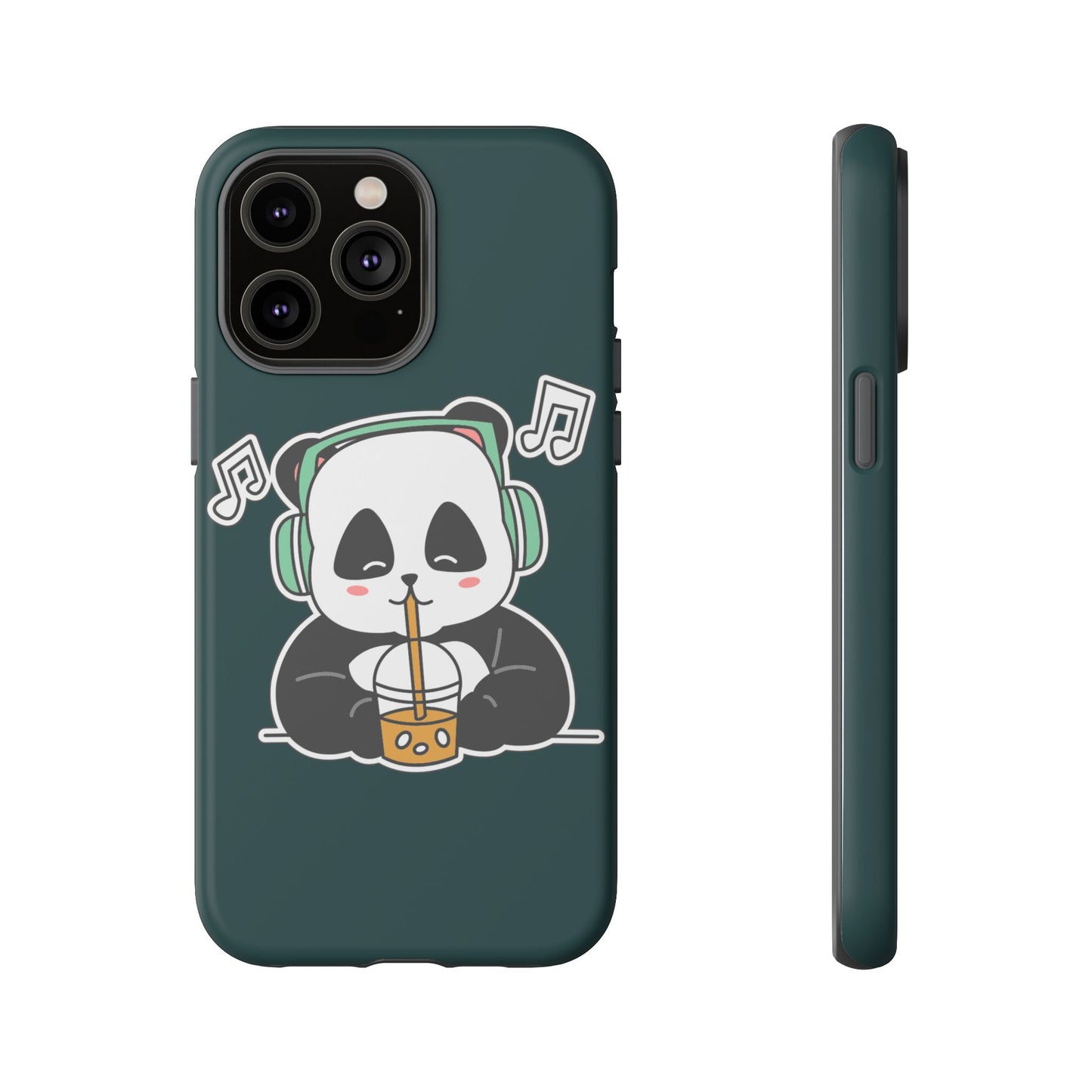 Chill Panda with Bubble Tea Tough Phone Case